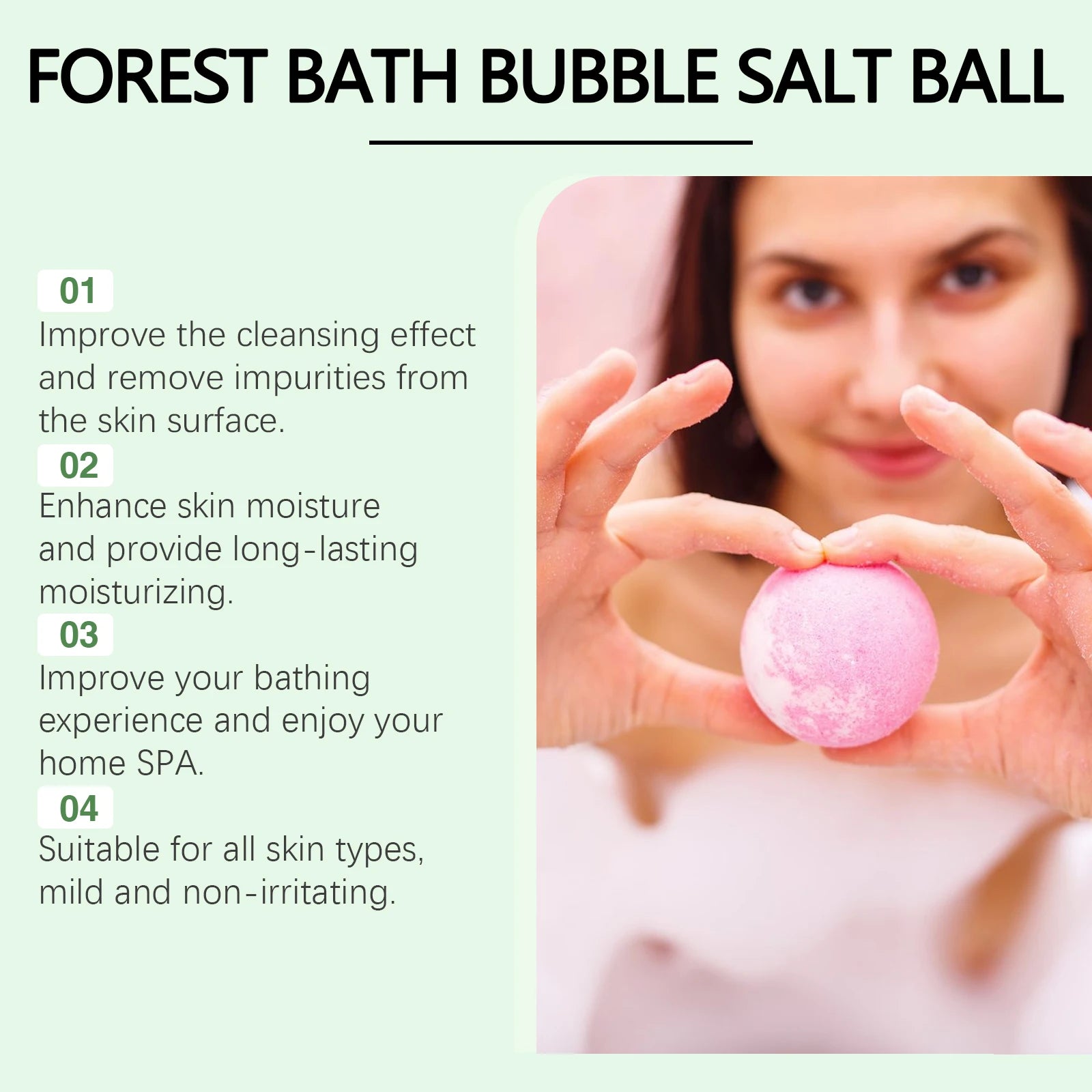Aromatherapy Bath Bomb Ball Floral Scent