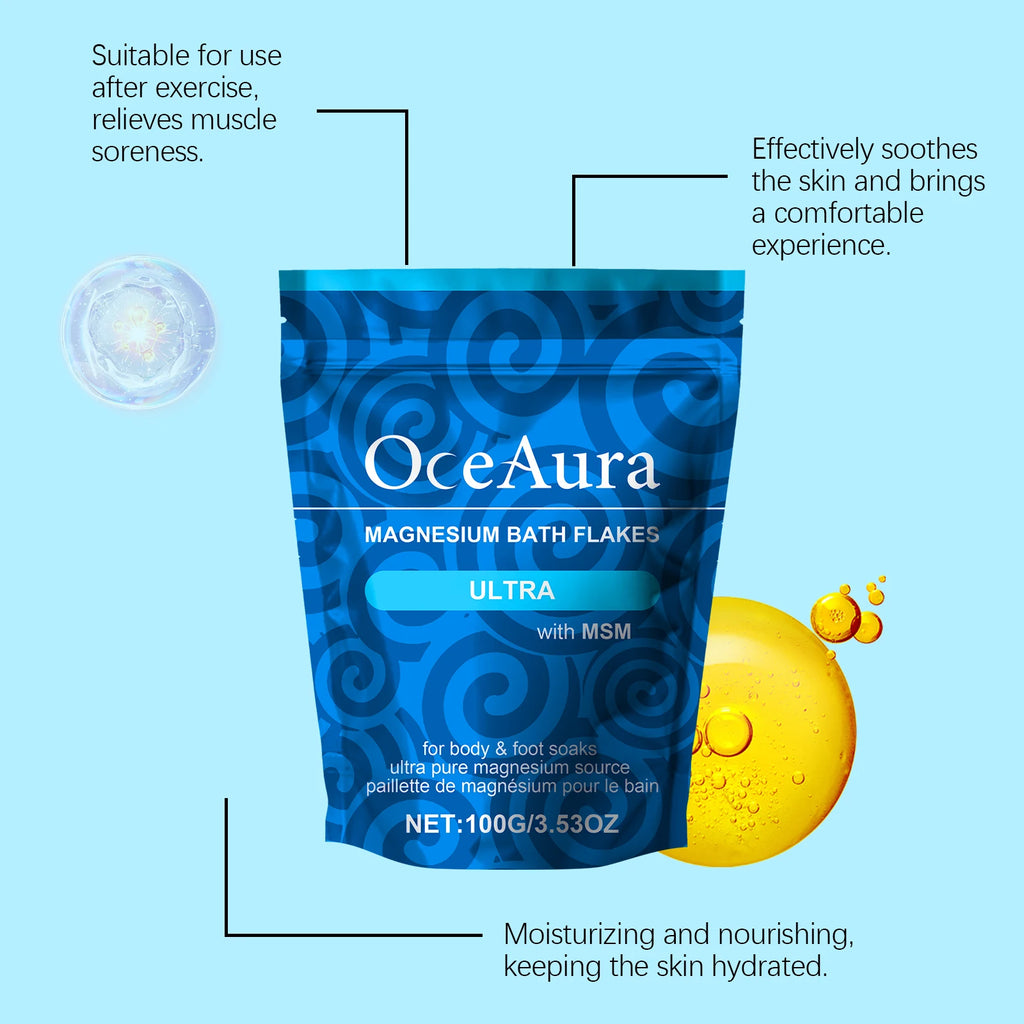Magnesium Bath Flakes, Mineral Nourishment
