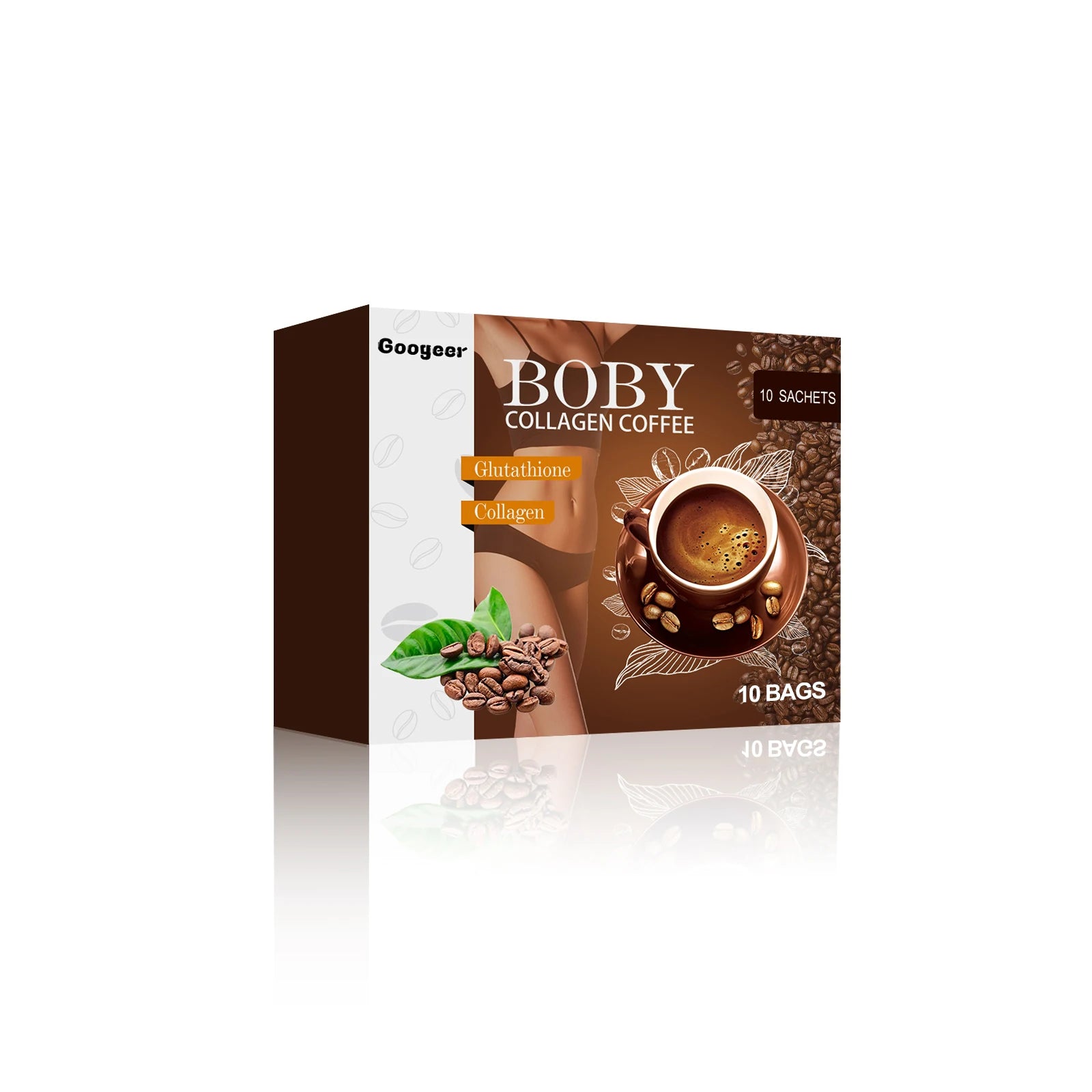 Collagen Coffee Tighten Thighs Abdomen Beauty Body Shape Curved Figure Antioxidant Refreshing Slimming Coffee