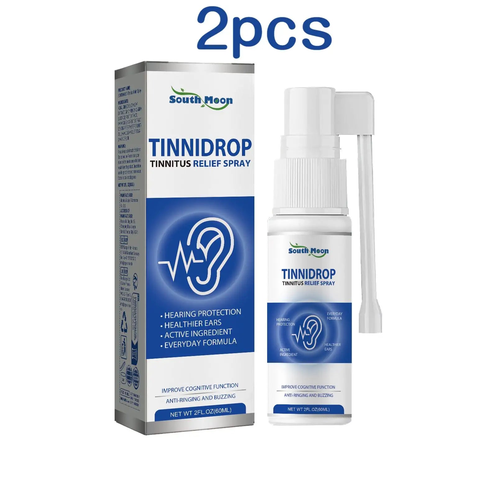 Ear Wax Remover Spray Soften Earwax Fresh Ears Improve Listening Clean Ear Canal Blockage Tinnitus Relief Spray