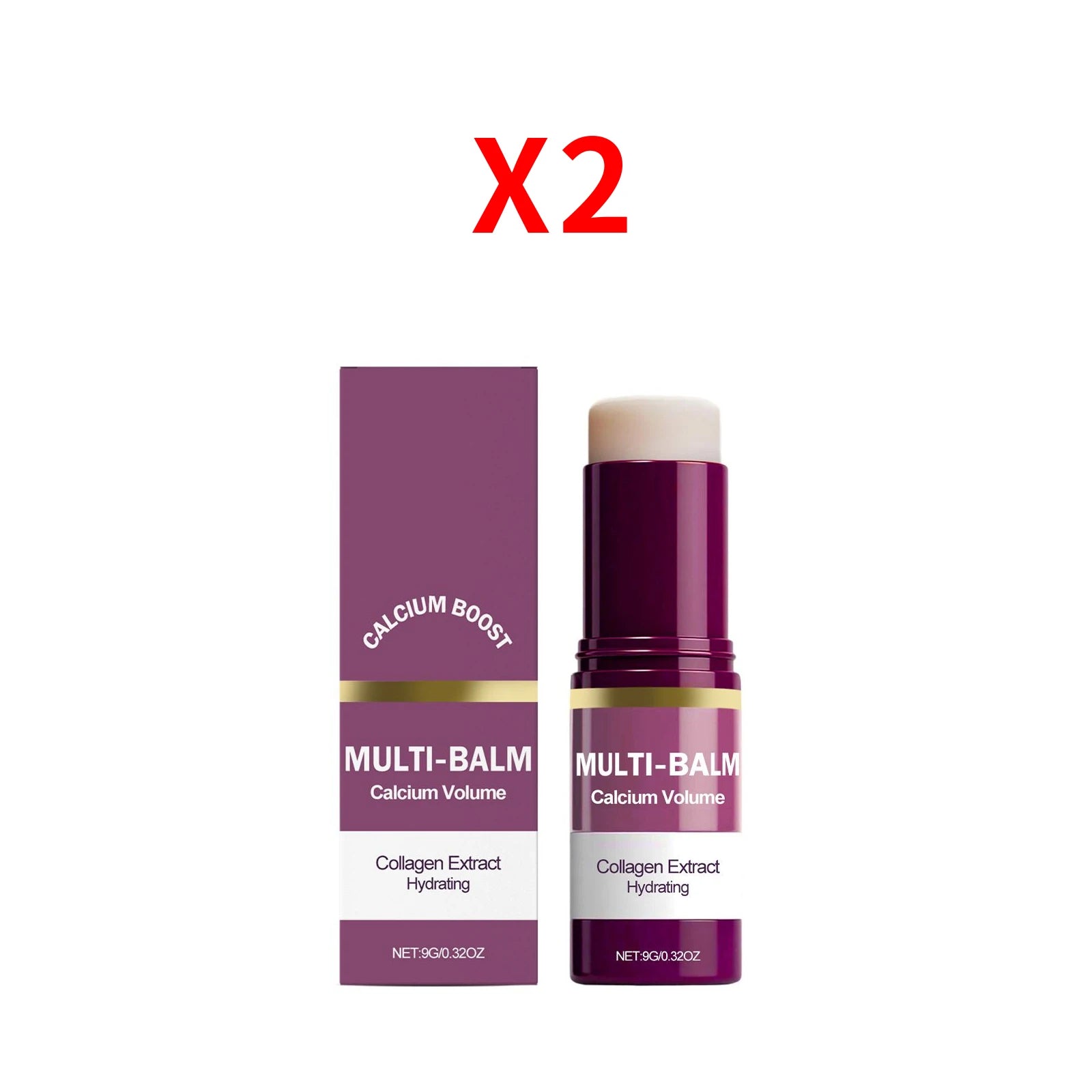 Anti-Aging Calcium Multi Balm Hydrating Firming Volume Soothing Dryness Repair Brighten Deep Moisturizing Cream Stick