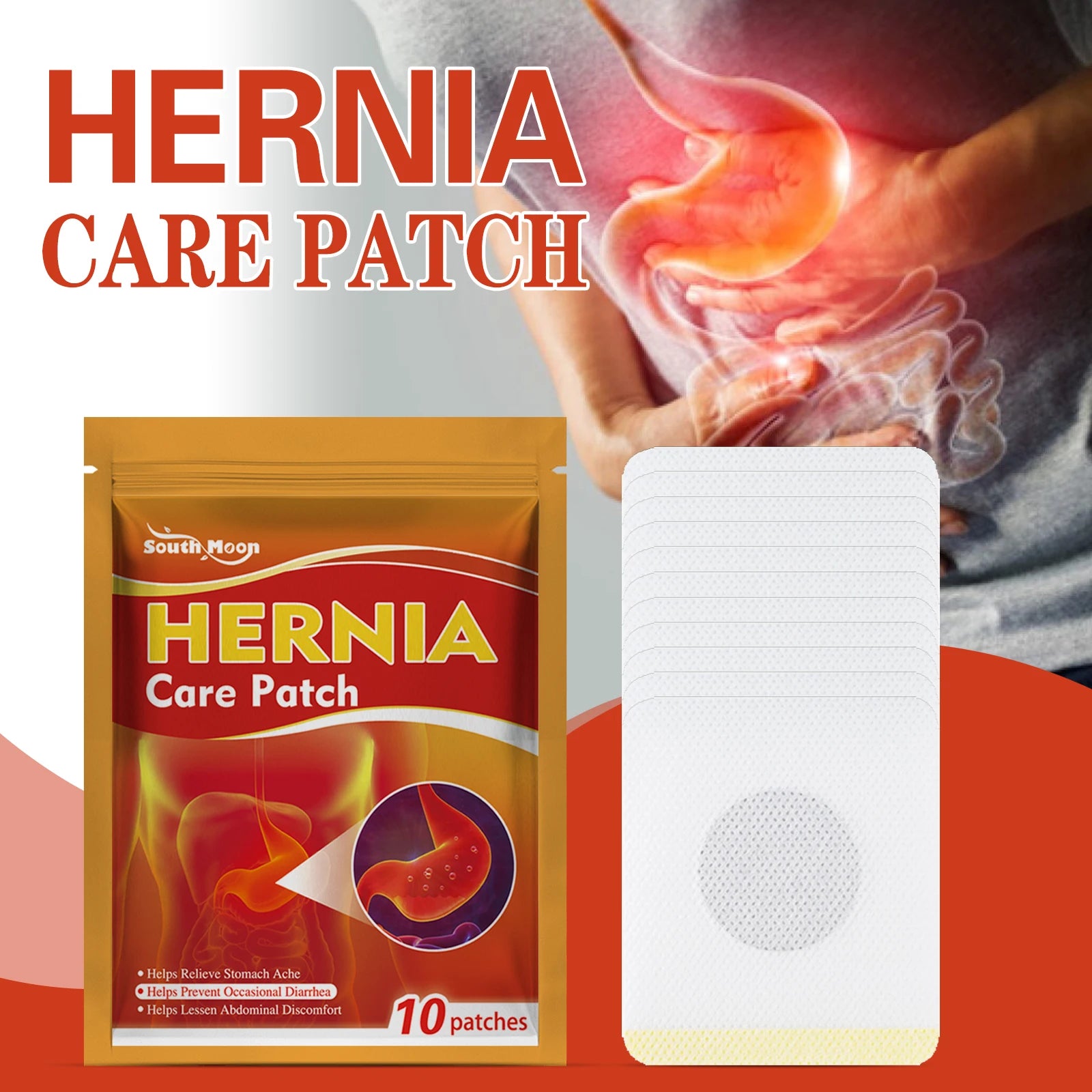 Body Acupoint Patch Abdominal Acupoint Herbal Promote Metabolism Detox Relieve Body Pressure Care Navel Patch