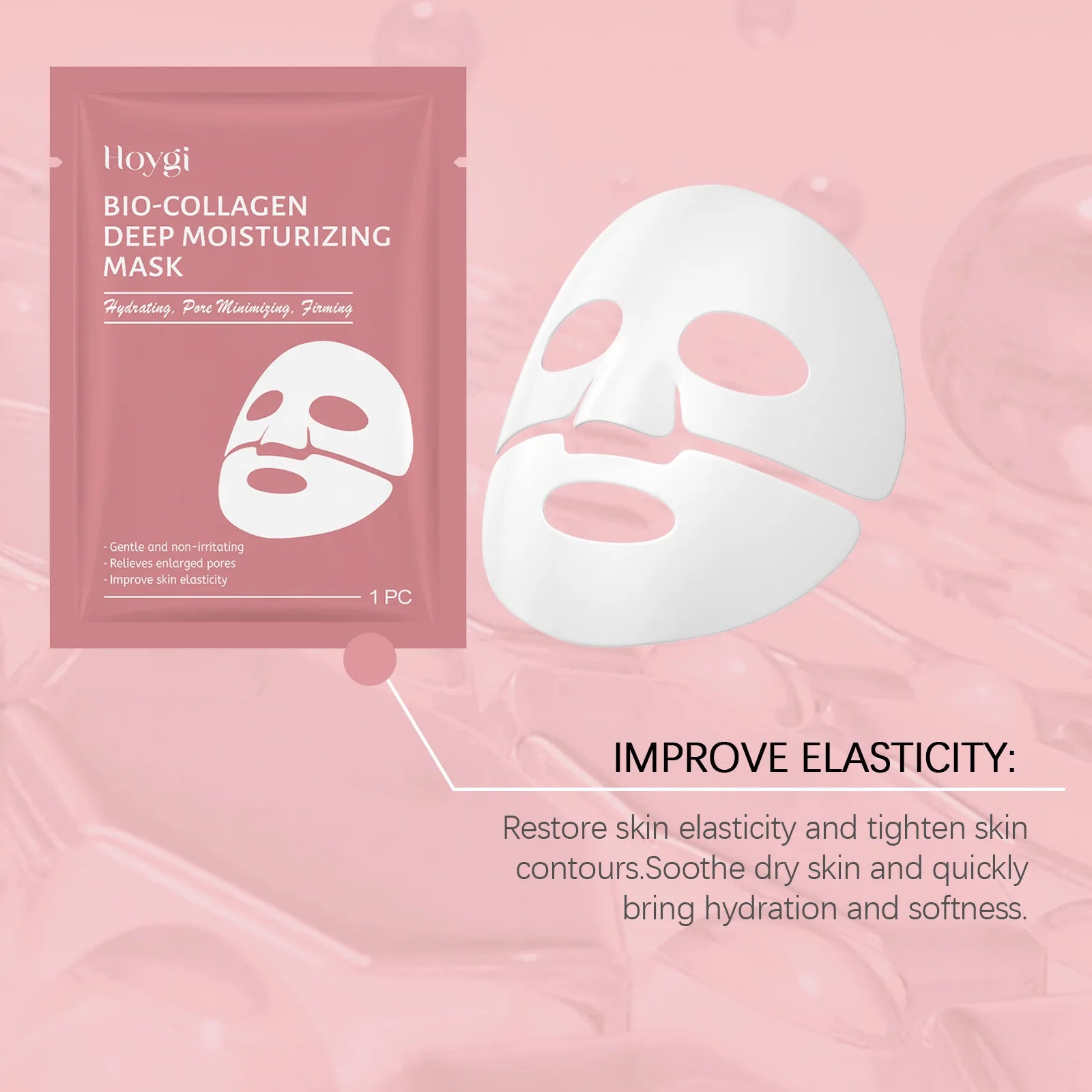 Bio-Collagen Hydrating Face Mask Repair Overnight Skin Deep Moisturizing Nourish Facial Care Collagen Skin Mask