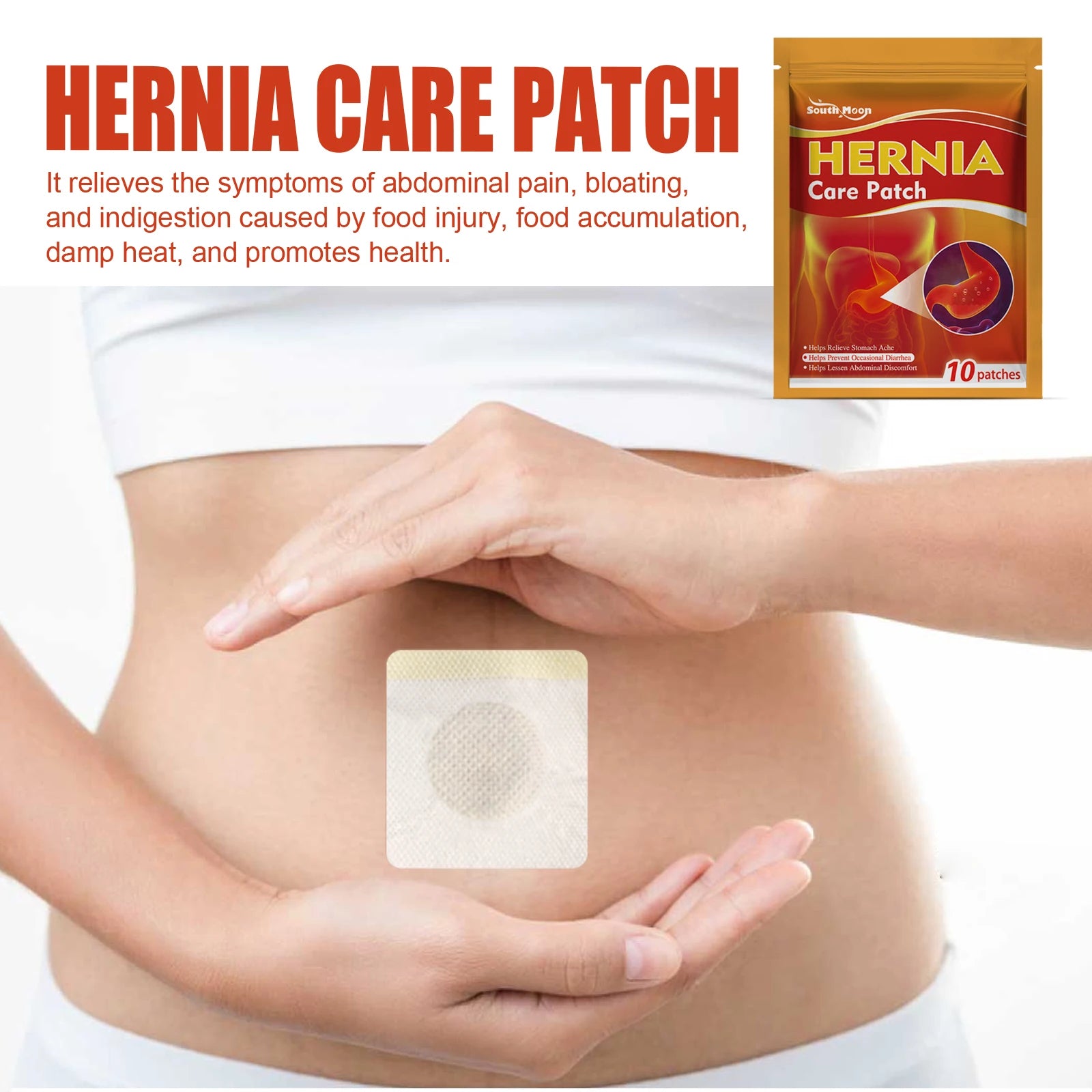 Body Acupoint Patch Abdominal Acupoint Herbal Promote Metabolism Detox Relieve Body Pressure Care Navel Patch