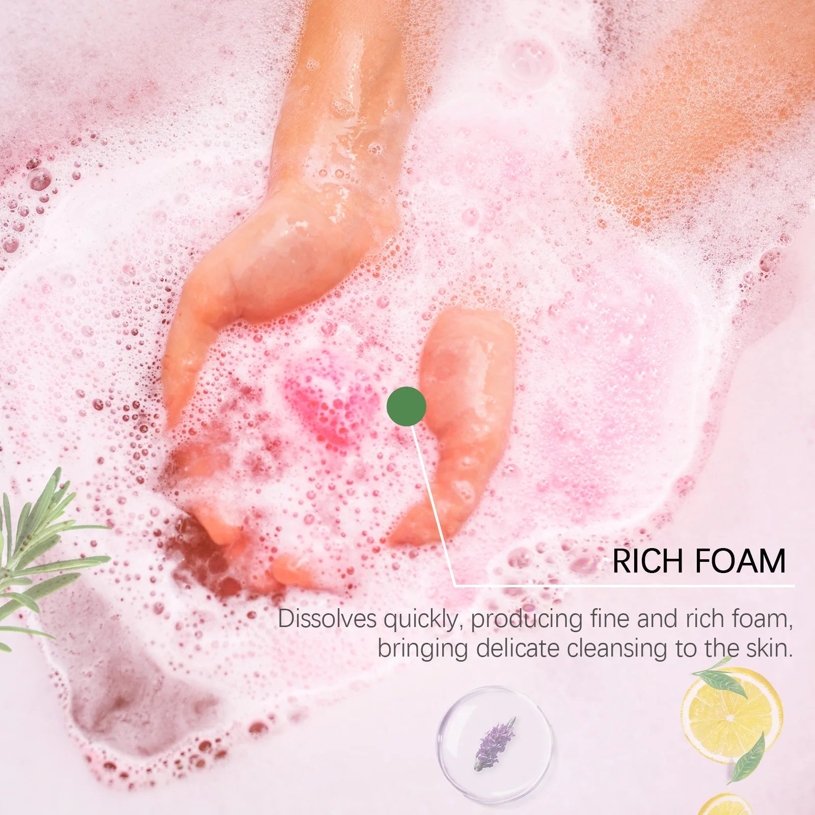 Aromatherapy Bath Bomb Ball Floral Scent