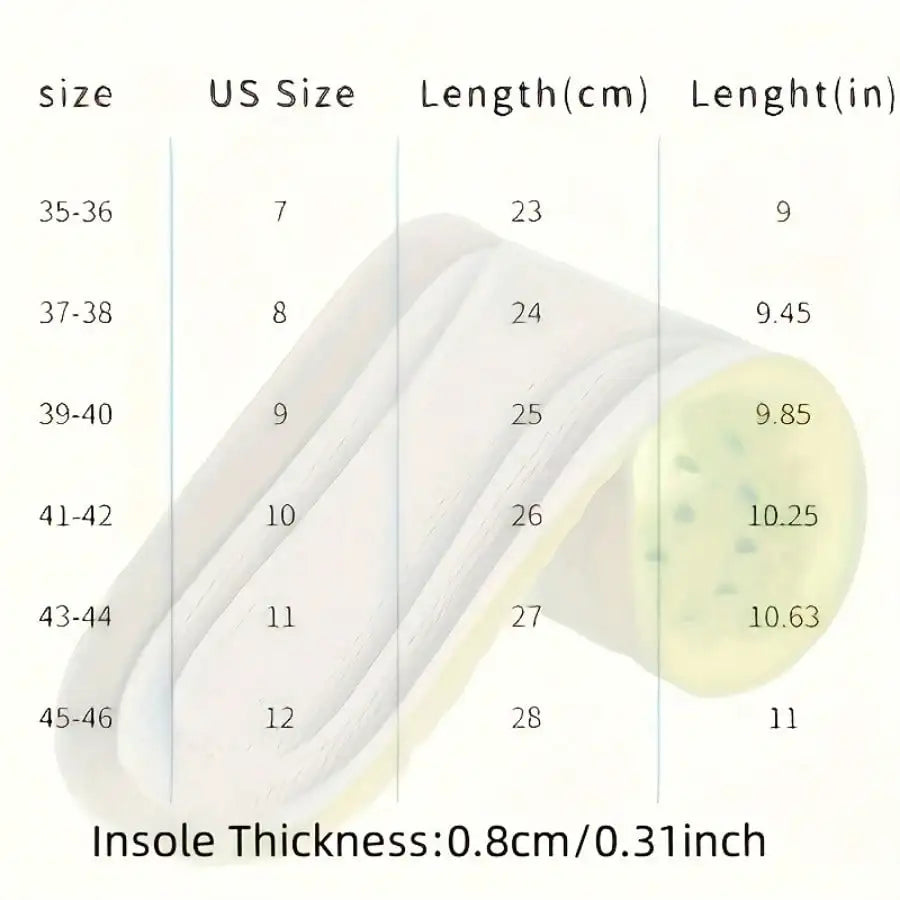 12 Pairs of Green Insoles, Replaceable Insoles, Fit The Feet
