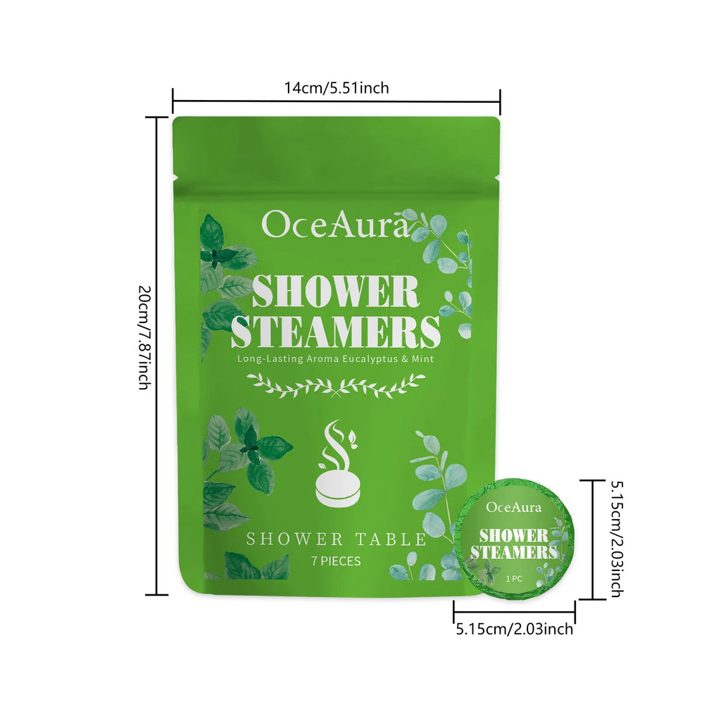 Body Shower Steamers Mint Scent Lasting Fragrance