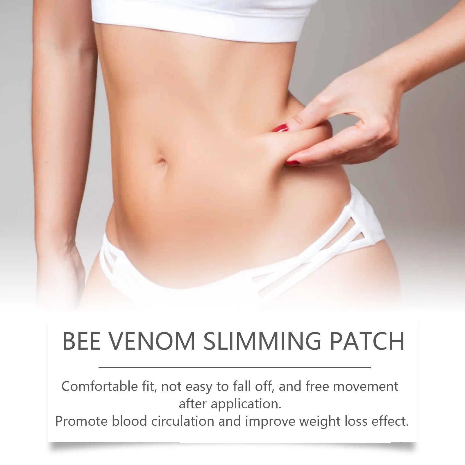 South Moon 10pcs Bee Venom Belly Slimming Weight Loss Detox Abdominal Relieve Stress Muscle Patches