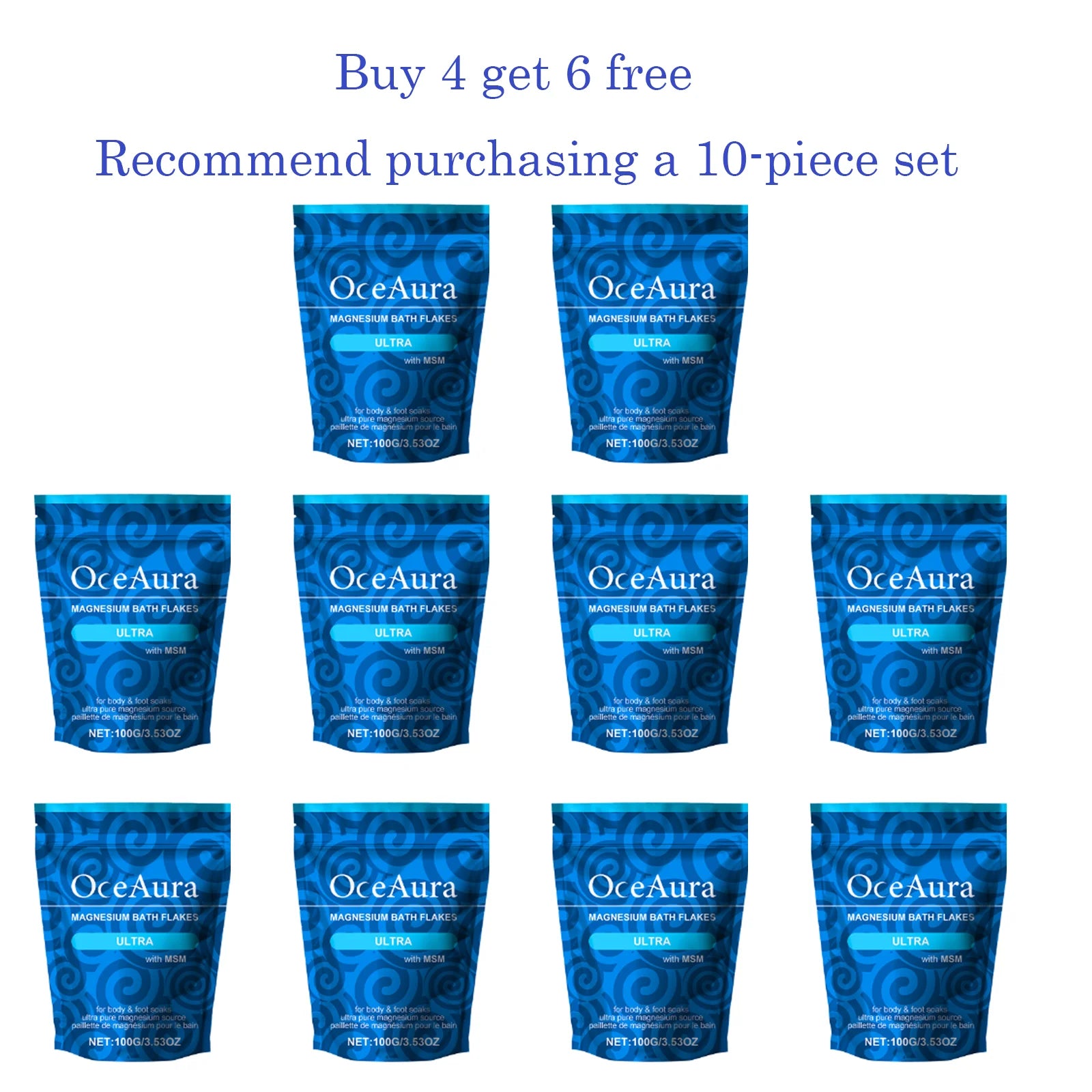 Magnesium Bath Flakes, Mineral Nourishment