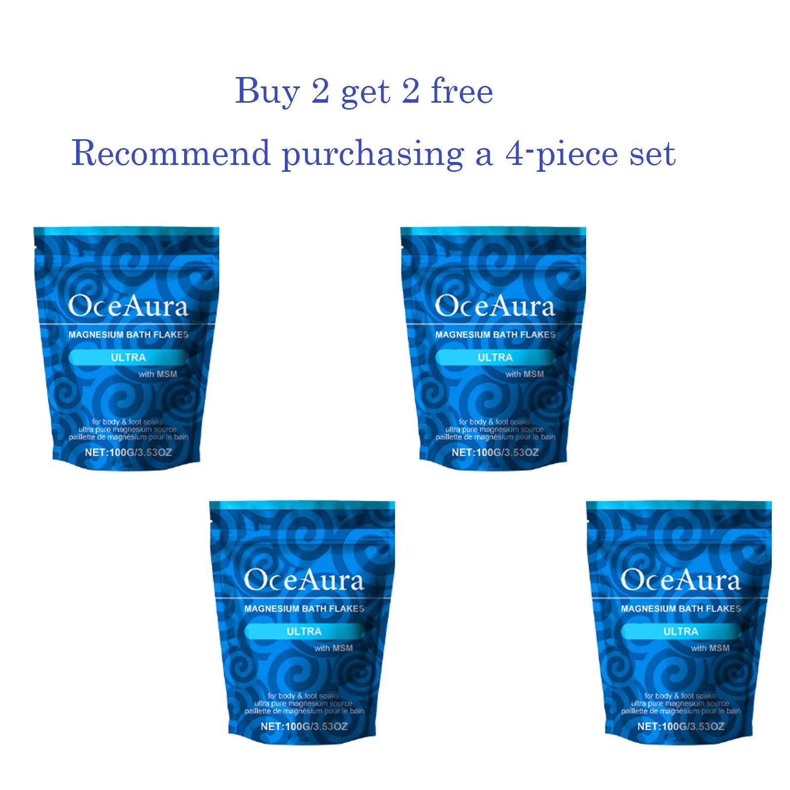 Magnesium Bath Flakes, Mineral Nourishment