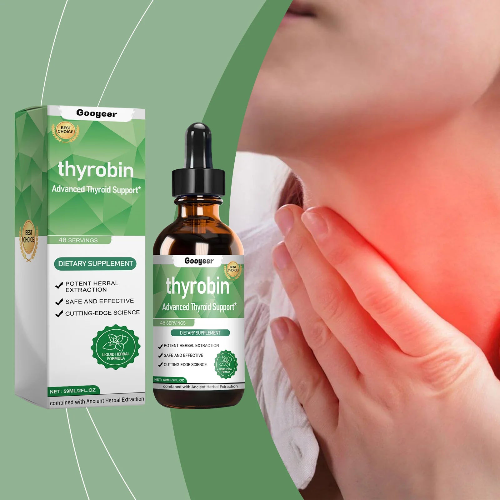 Thyroid Energy Drops B Vitamins Boost Vitality Enhance Energy Conversion Activate Body Function Support Metabolism