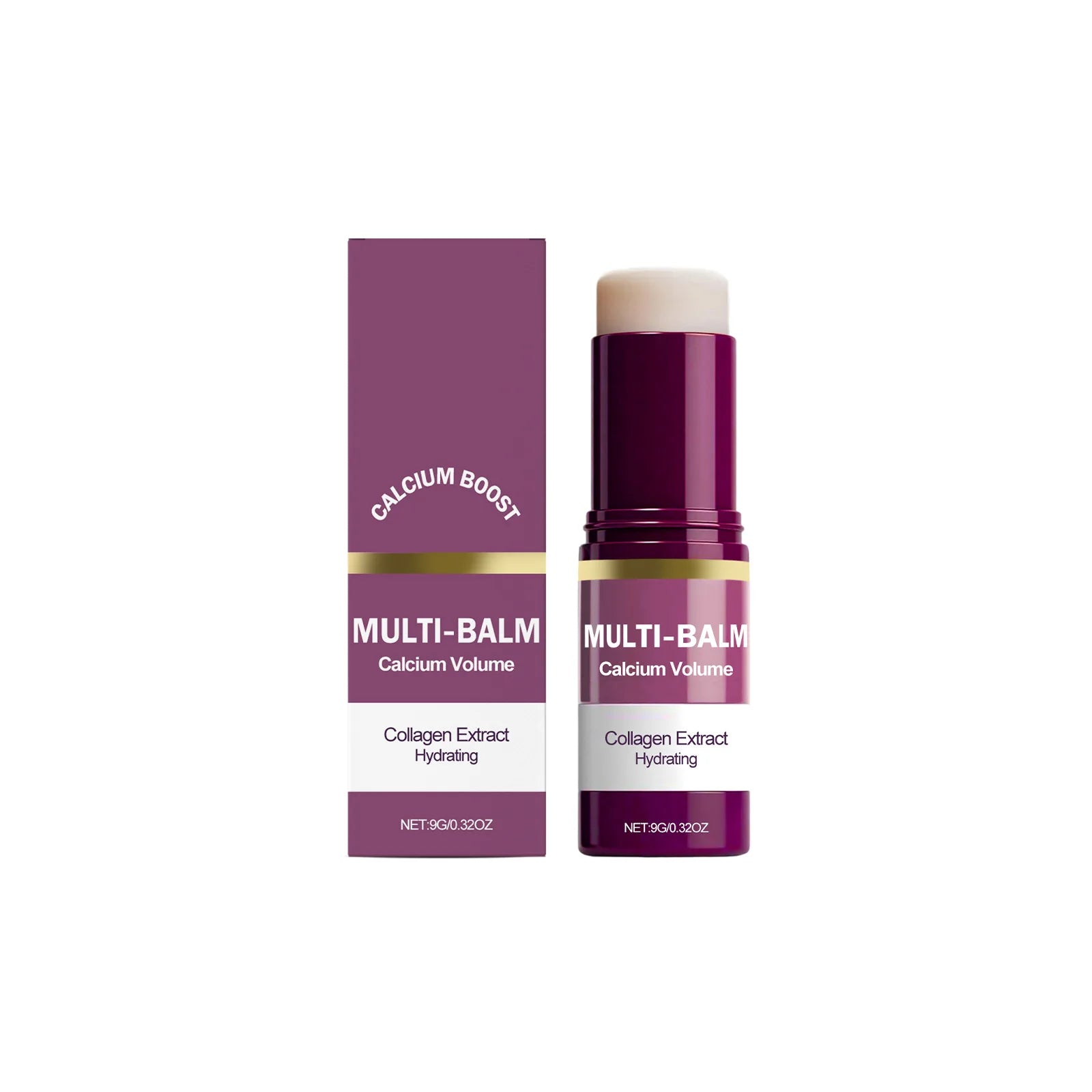 Anti-Aging Calcium Multi Balm Hydrating Firming Volume Soothing Dryness Repair Brighten Deep Moisturizing Cream Stick