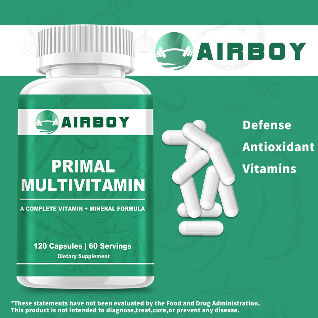 Multivitamin for Men and Women Supplement - 120 Capsules