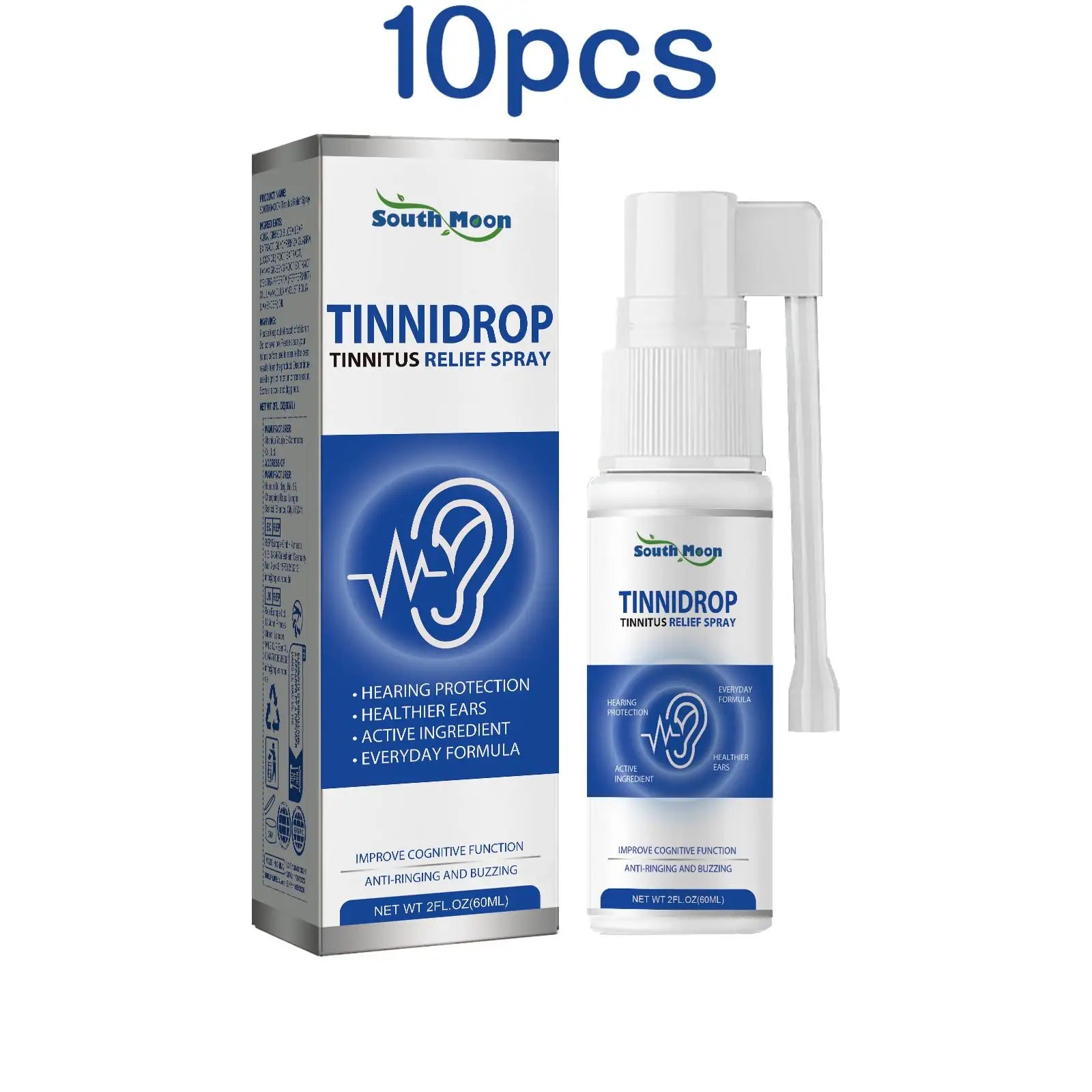 Ear Wax Remover Spray Soften Earwax Fresh Ears Improve Listening Clean Ear Canal Blockage Tinnitus Relief Spray