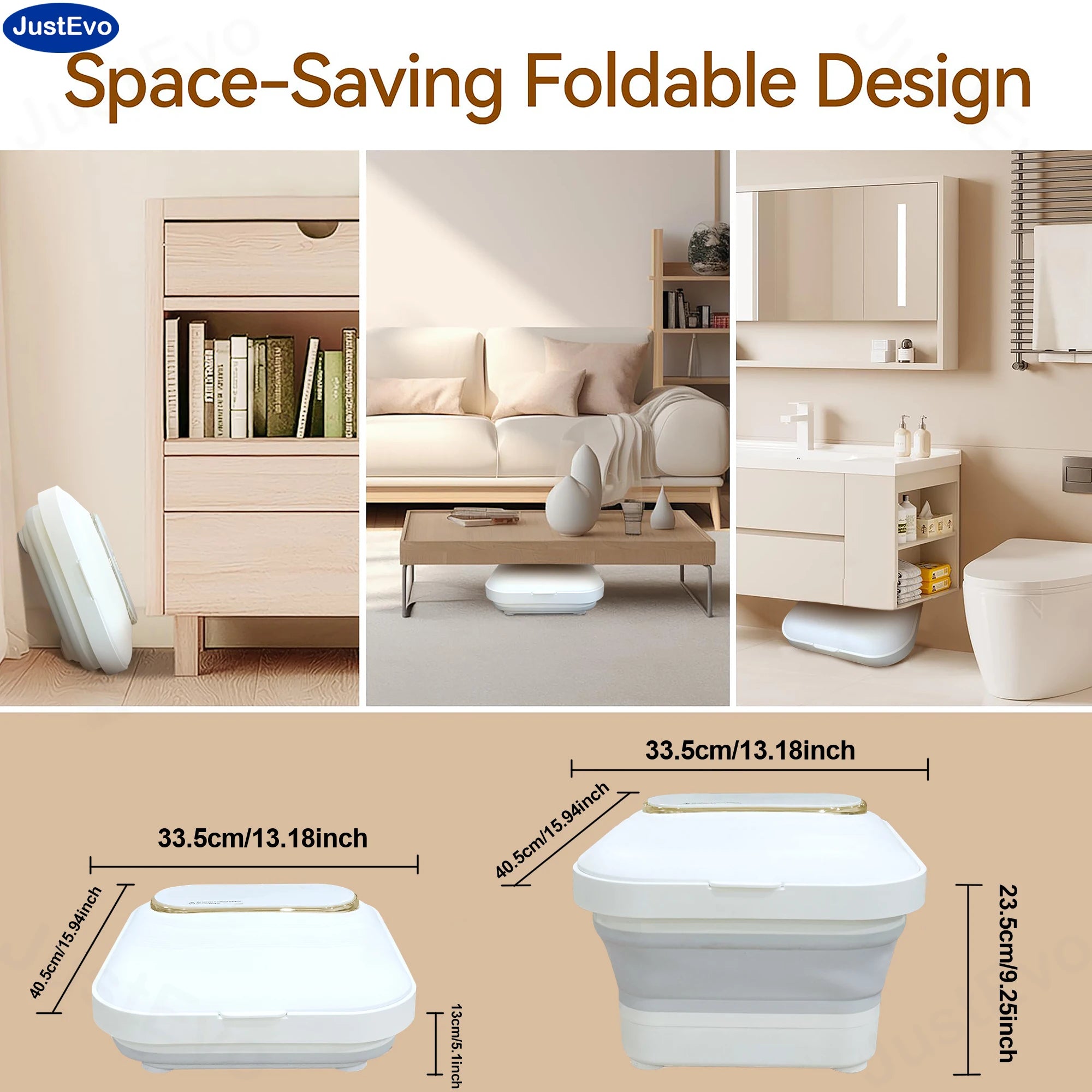 Foot bath bucket, foldable and portable foot soak tub