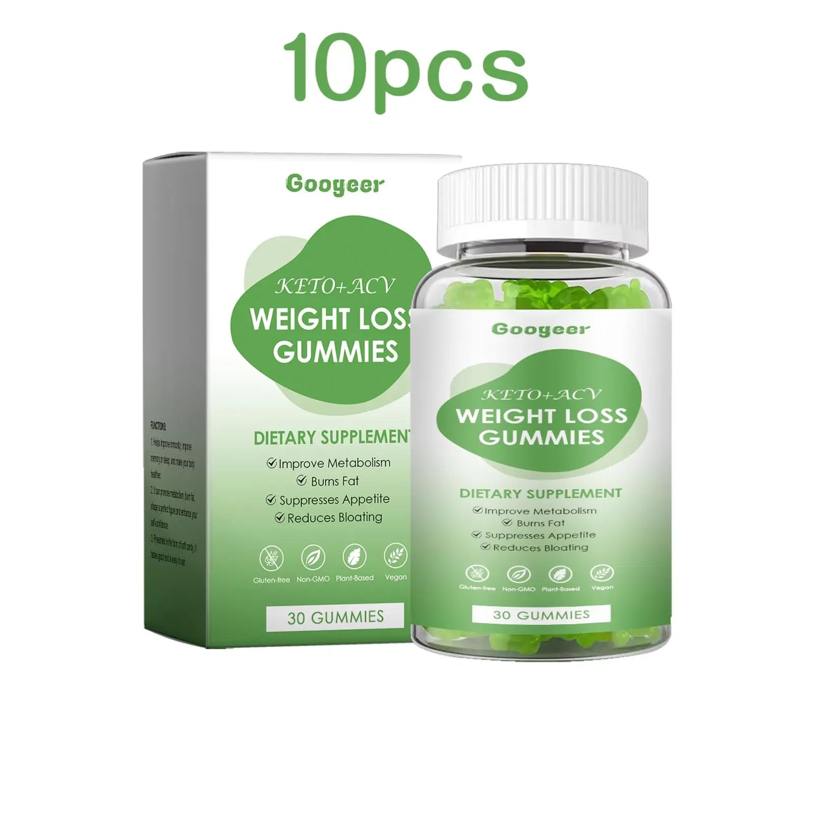 Slimming Body Gummies Fat Burner Energy Support Dietary Supplement Fruit Flavor Anti Cellulite Weight Loss Gummies