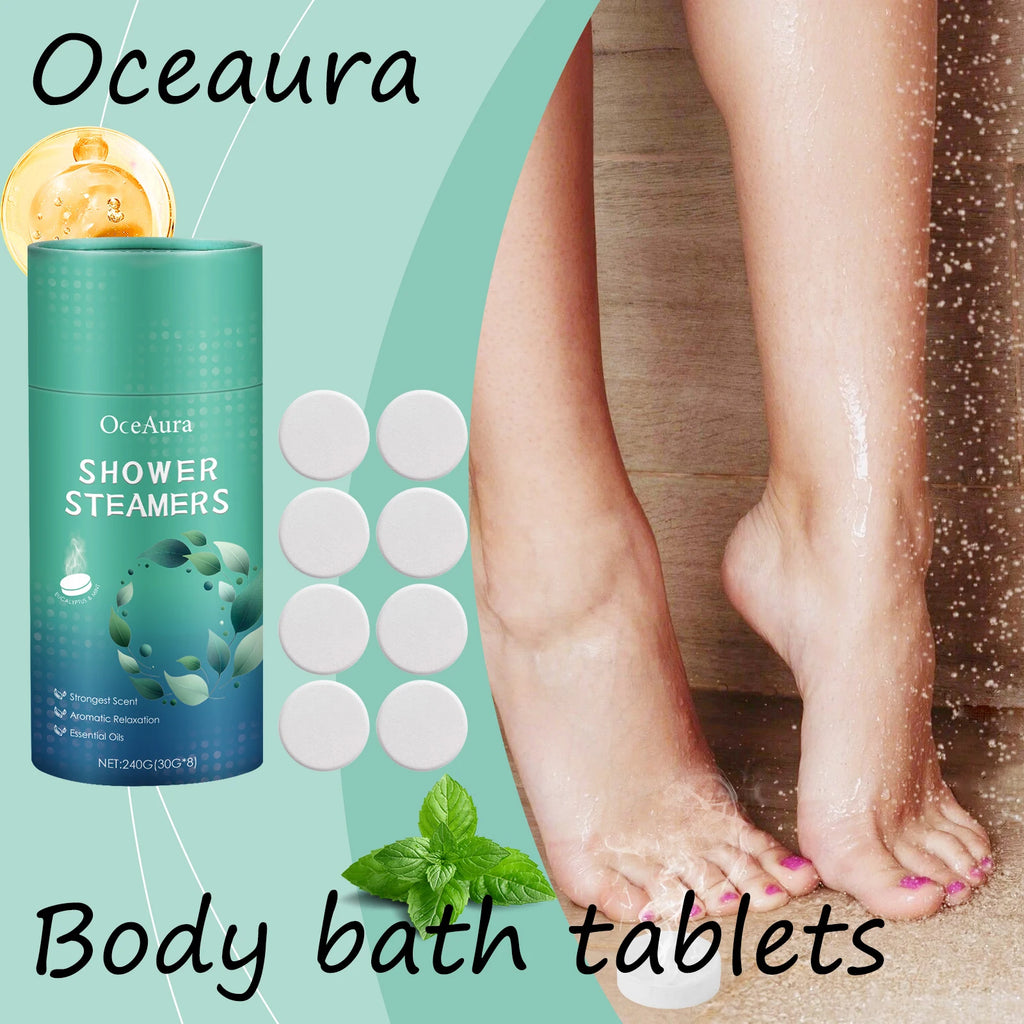 Body Shower Tablets Gentle Cleaning Body  Lasting Fresh Fragrance