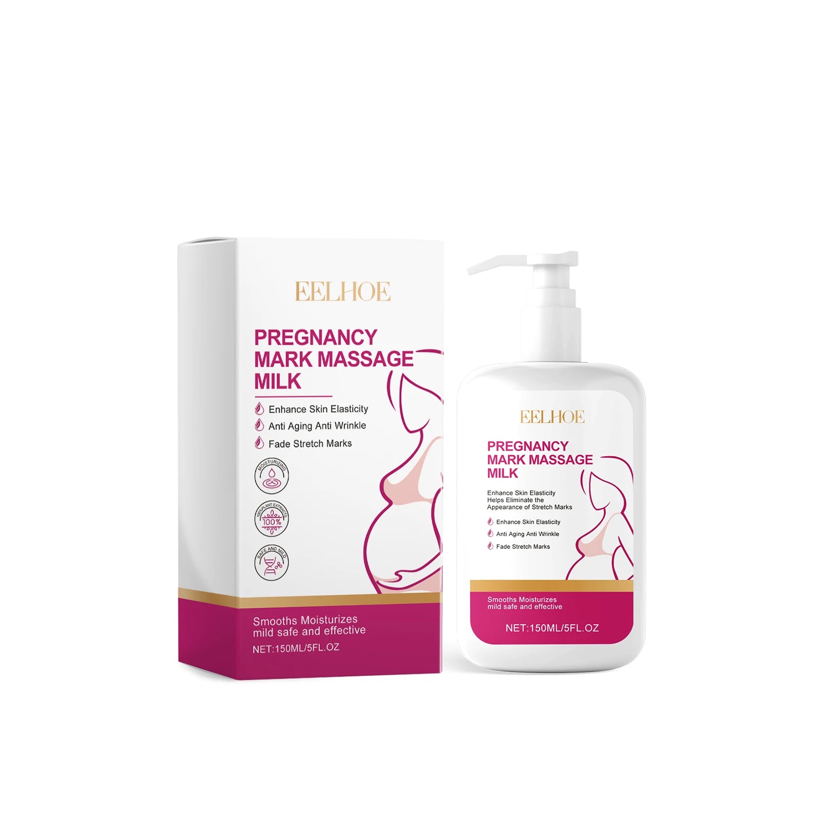 Stretch Marks Removal Lotion Pregnancy Skin Care Smooth