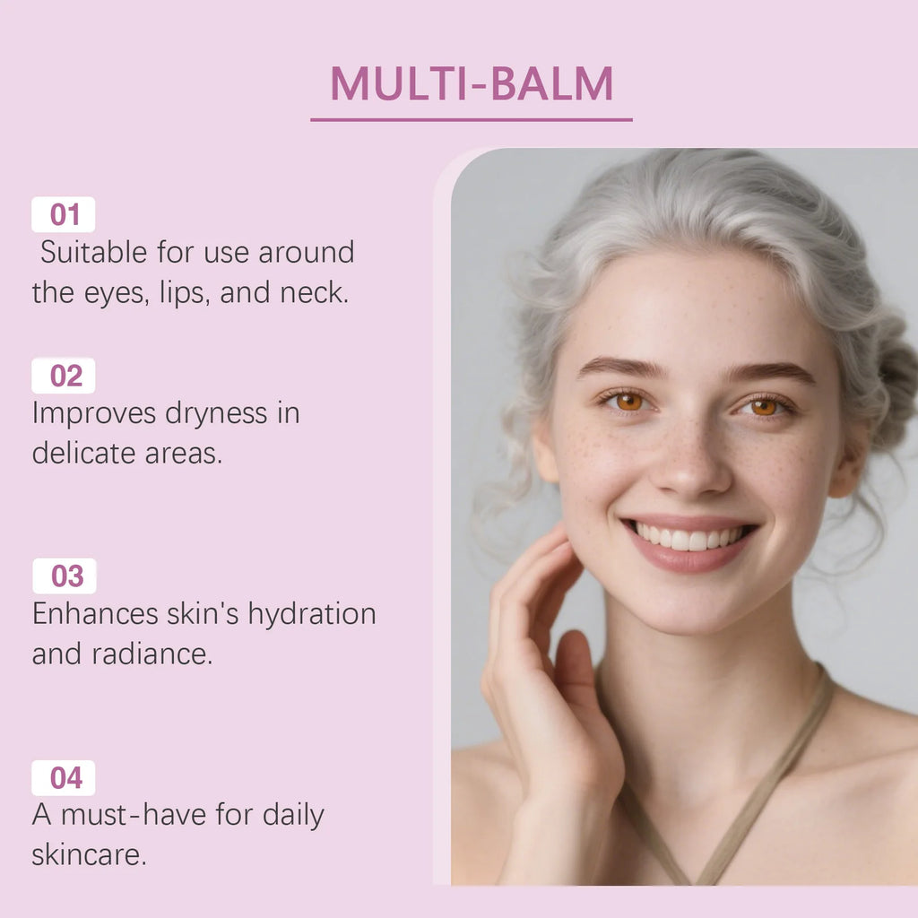 Anti-Aging Calcium Multi Balm Hydrating Firming Volume Soothing Dryness Repair Brighten Deep Moisturizing Cream Stick