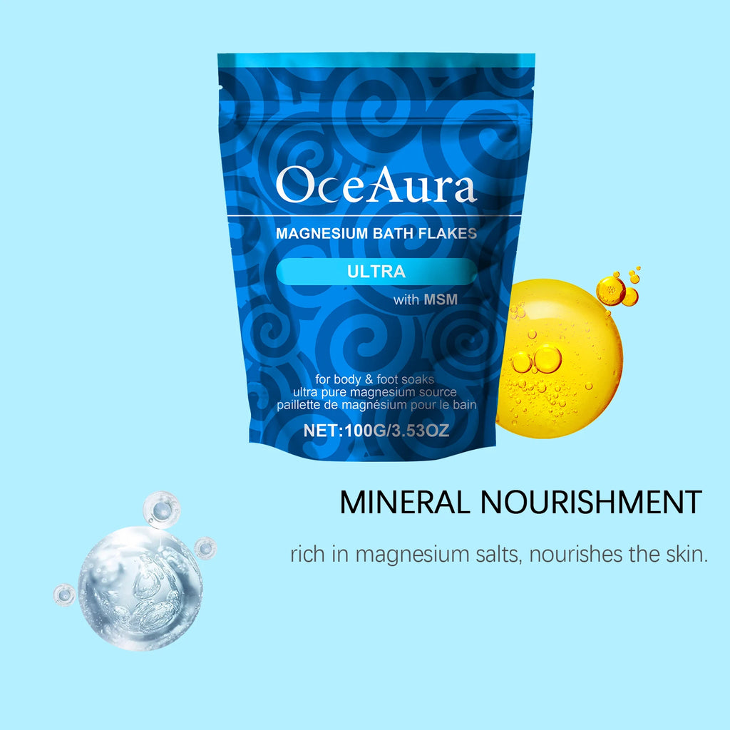 Magnesium Bath Flakes, Mineral Nourishment