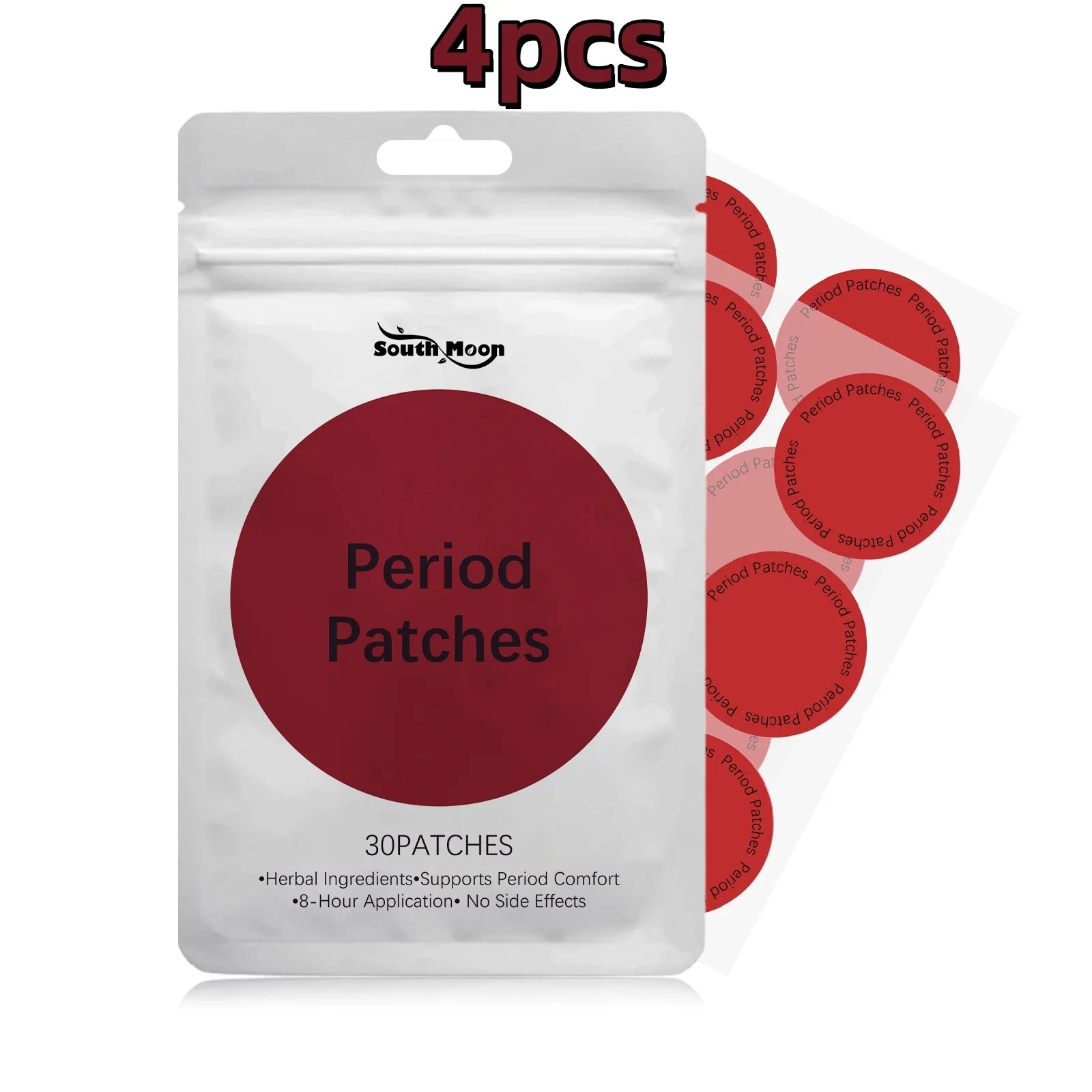 30pcs Women's Menstrual Care Patch Gentle Moisturizing Soothing Female Abdominal Skin Care Patch