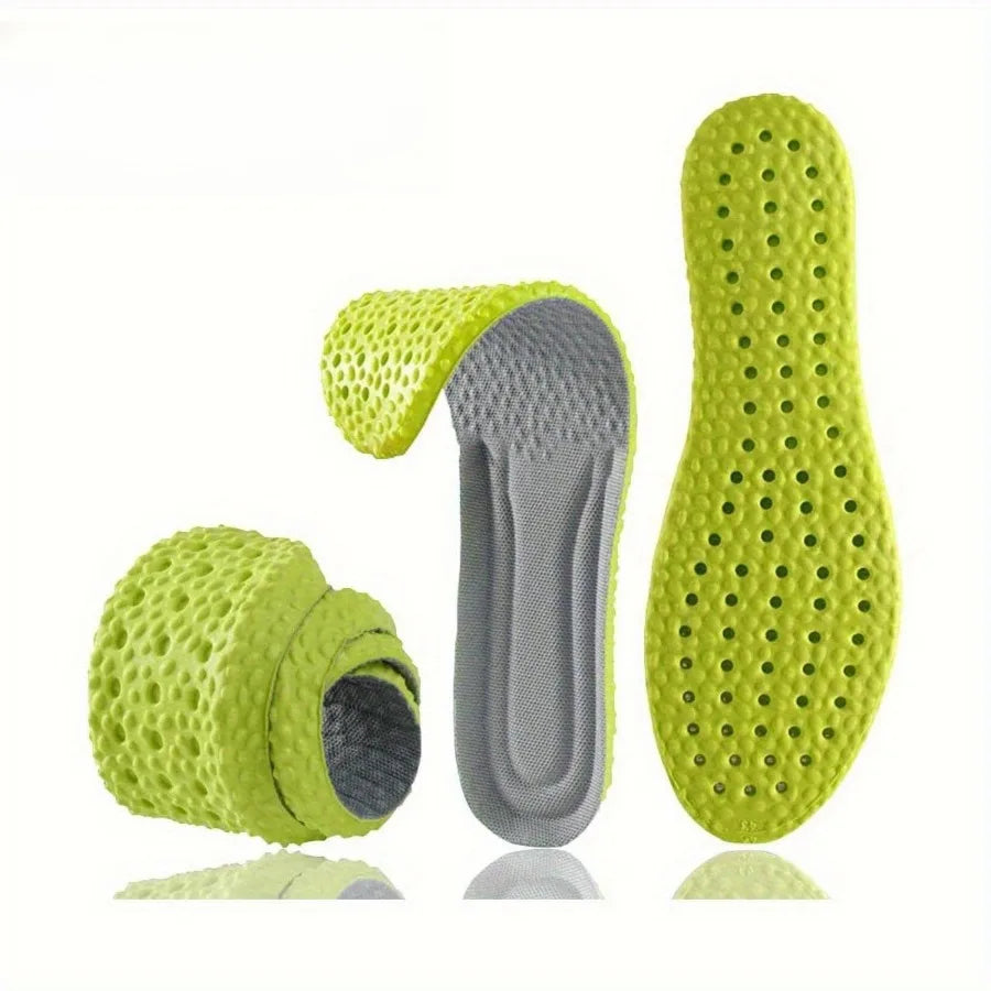 12 Pairs of Green Insoles, Replaceable Insoles, Fit The Feet