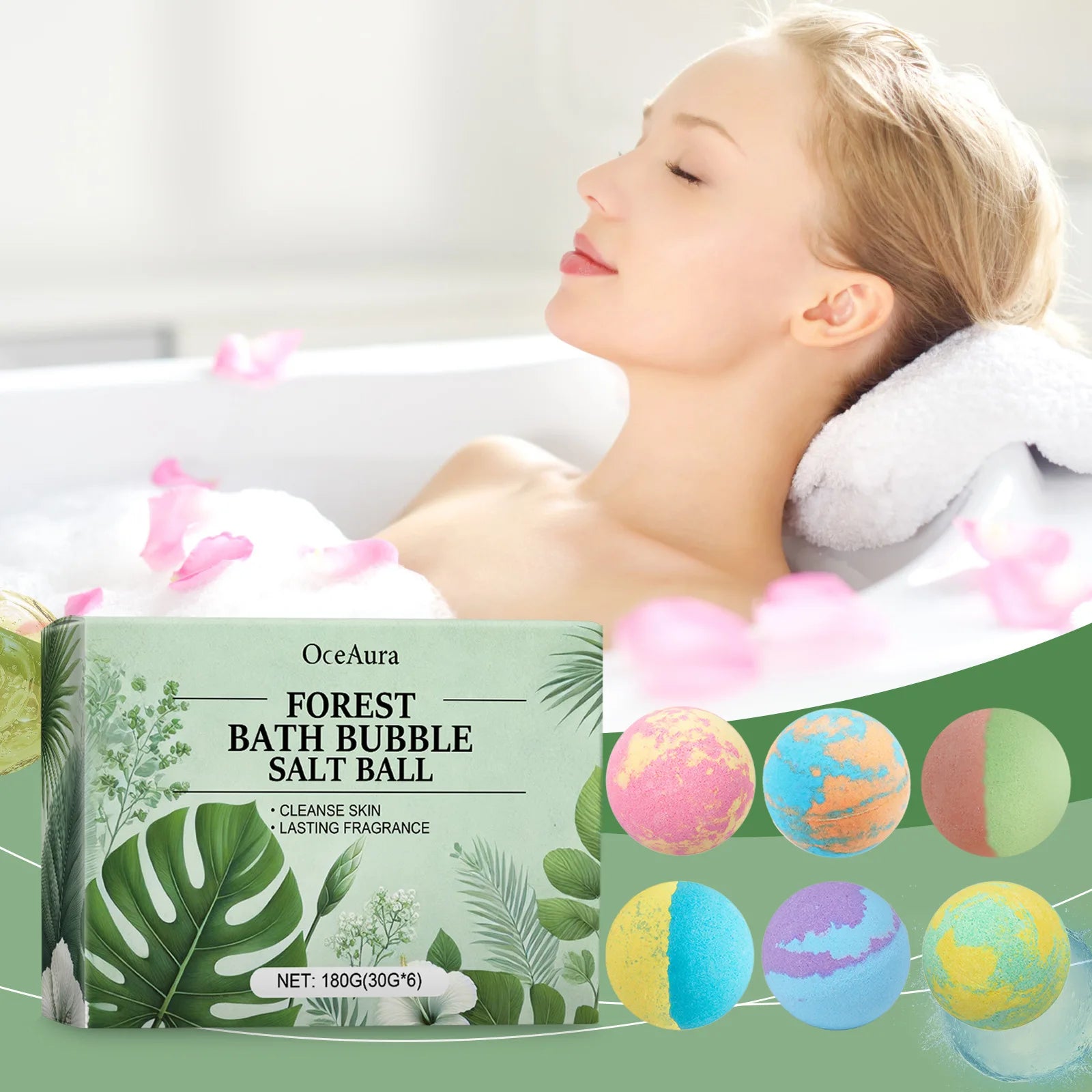 Aromatherapy Bath Bomb Ball Floral Scent