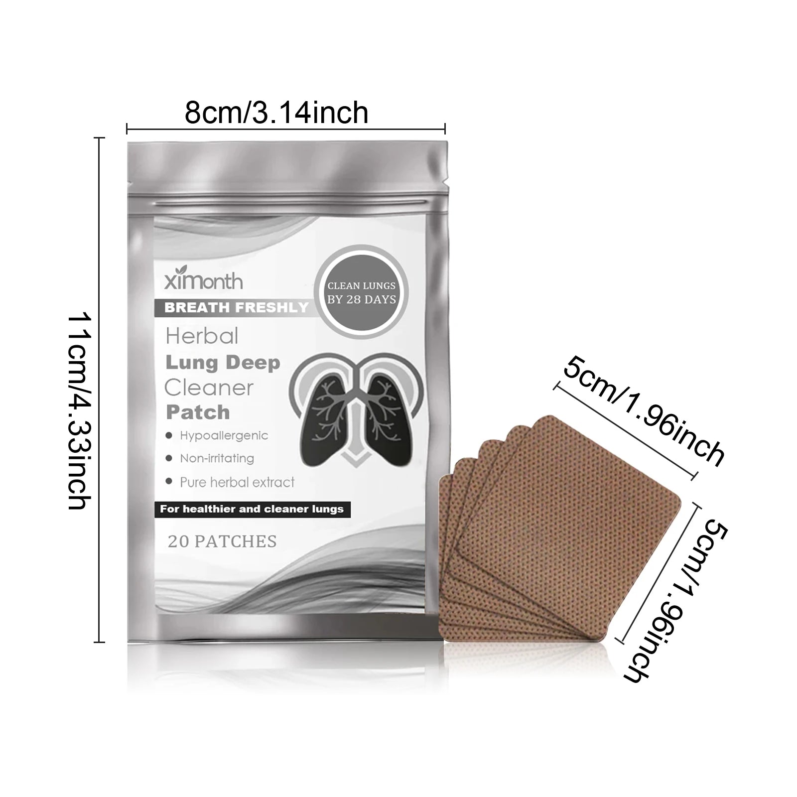 Relieve Patches Herbal Lung Cleanse