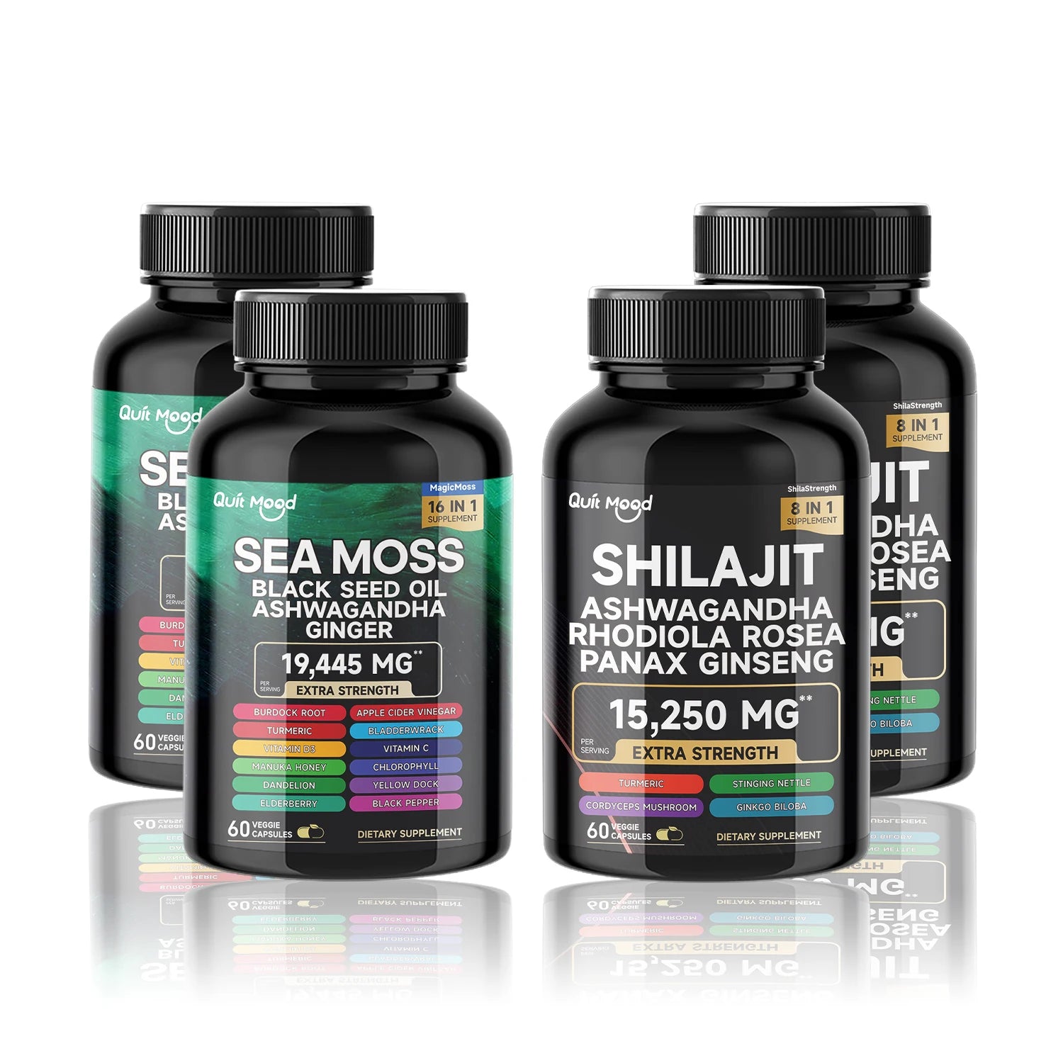 Sea Moss and shilajit Bundle 120 capsule