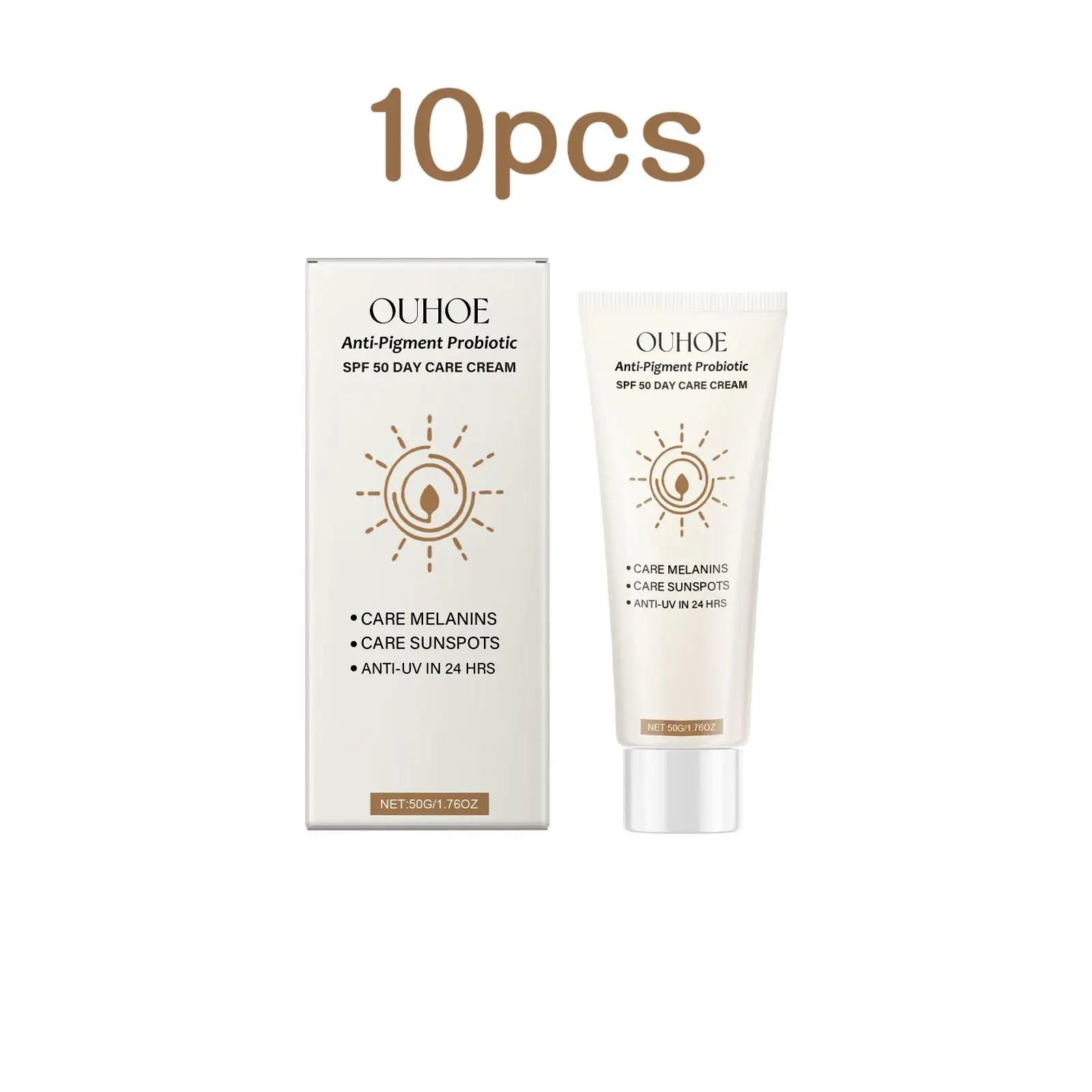 Spf50 Sunblock Cream Whitening Skin Summer Outdoor Sun Block Reduce Redness Anti Uv Moisturizer Oil Control Sunscreen
