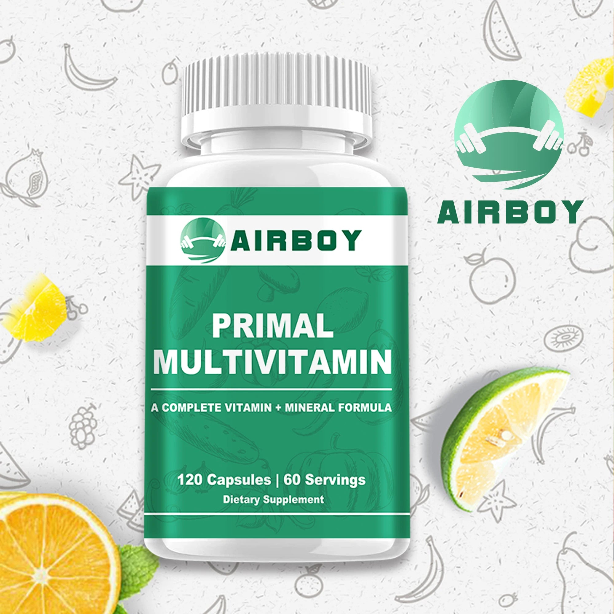 Multivitamin for Men and Women Supplement - 120 Capsules