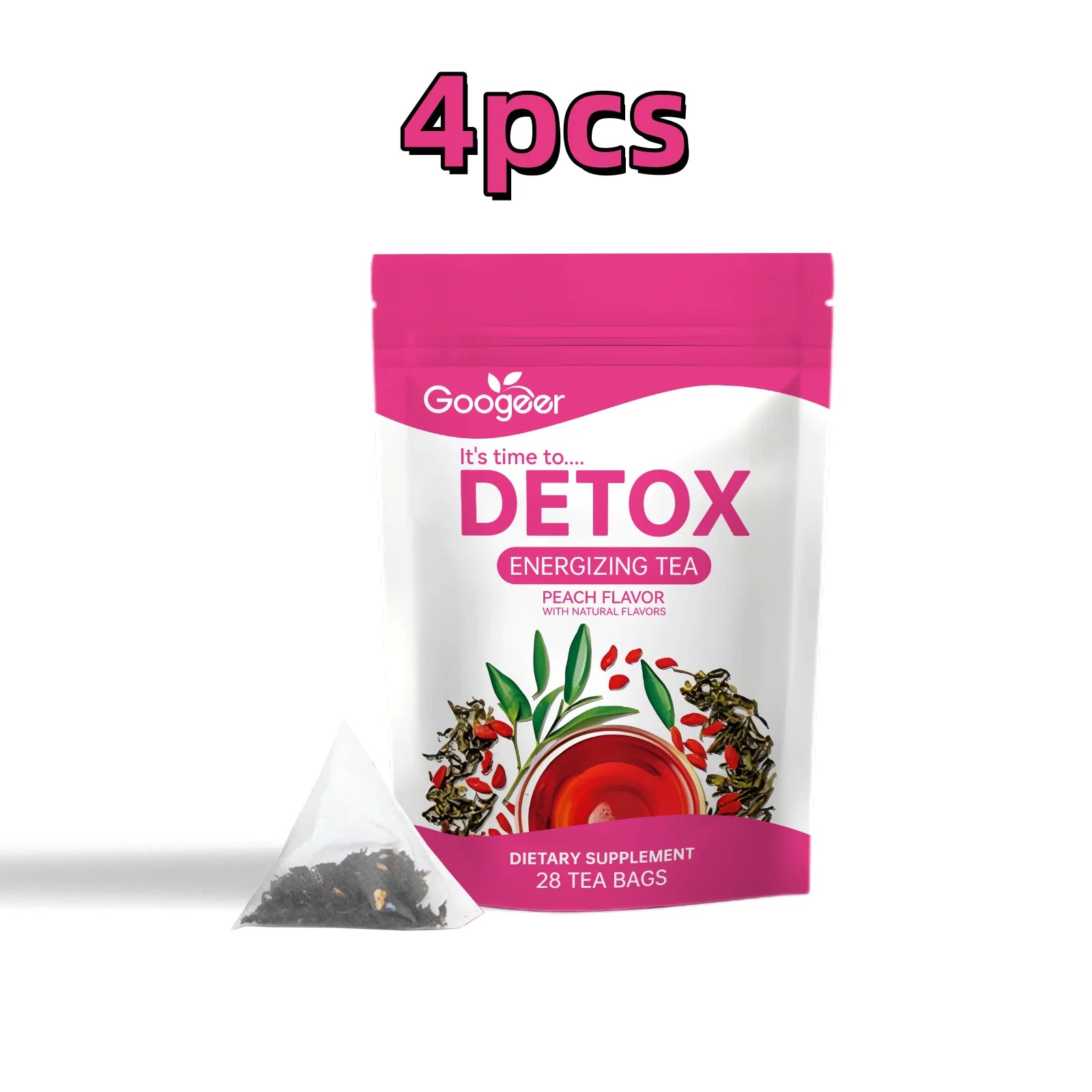 Herbal Detox Tea Abdomen Relieve Detoxification Health Care Fat Burning 28pc