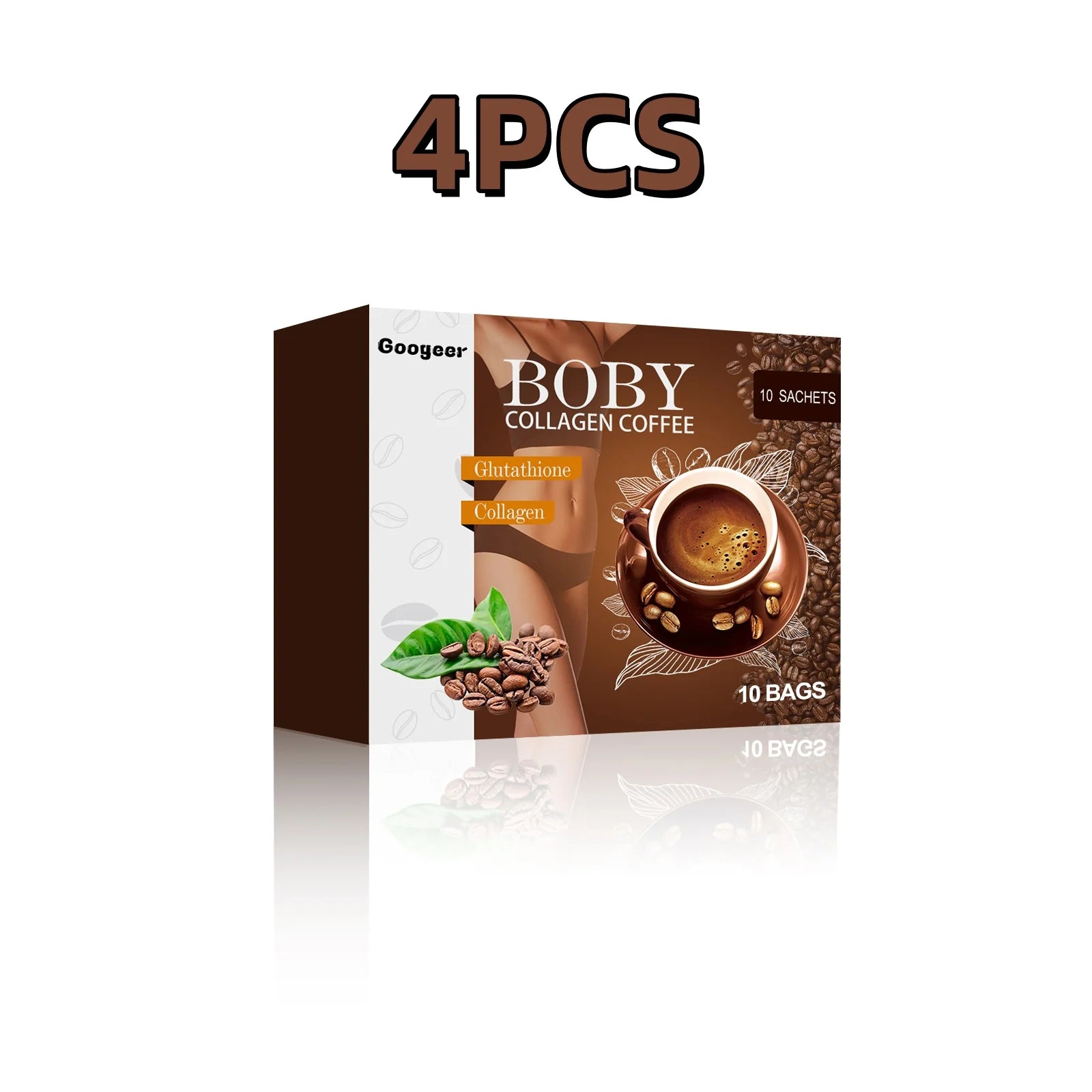 Collagen Coffee Tighten Thighs Abdomen Beauty Body Shape Curved Figure Antioxidant Refreshing Slimming Coffee