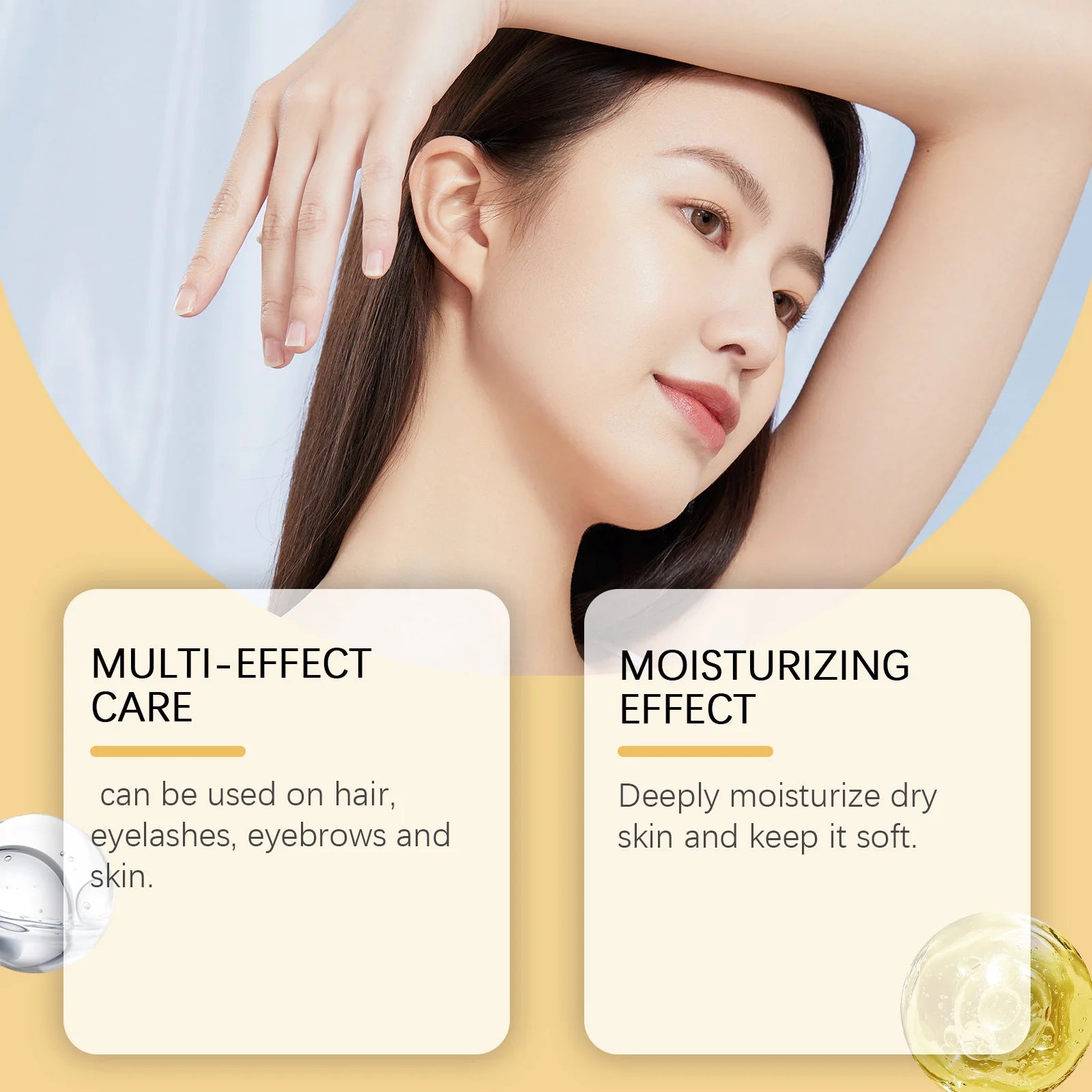 Castor Oil Moisturizing Relaxation Aromatherapy Body Massage Oil Suitable For Hair Eyelashes Eyebrows Daily Care Supplies