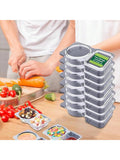 Kitchen Spice Storage Container - Airtight Moisture-Proof Multi-Compartment Seasoning Box