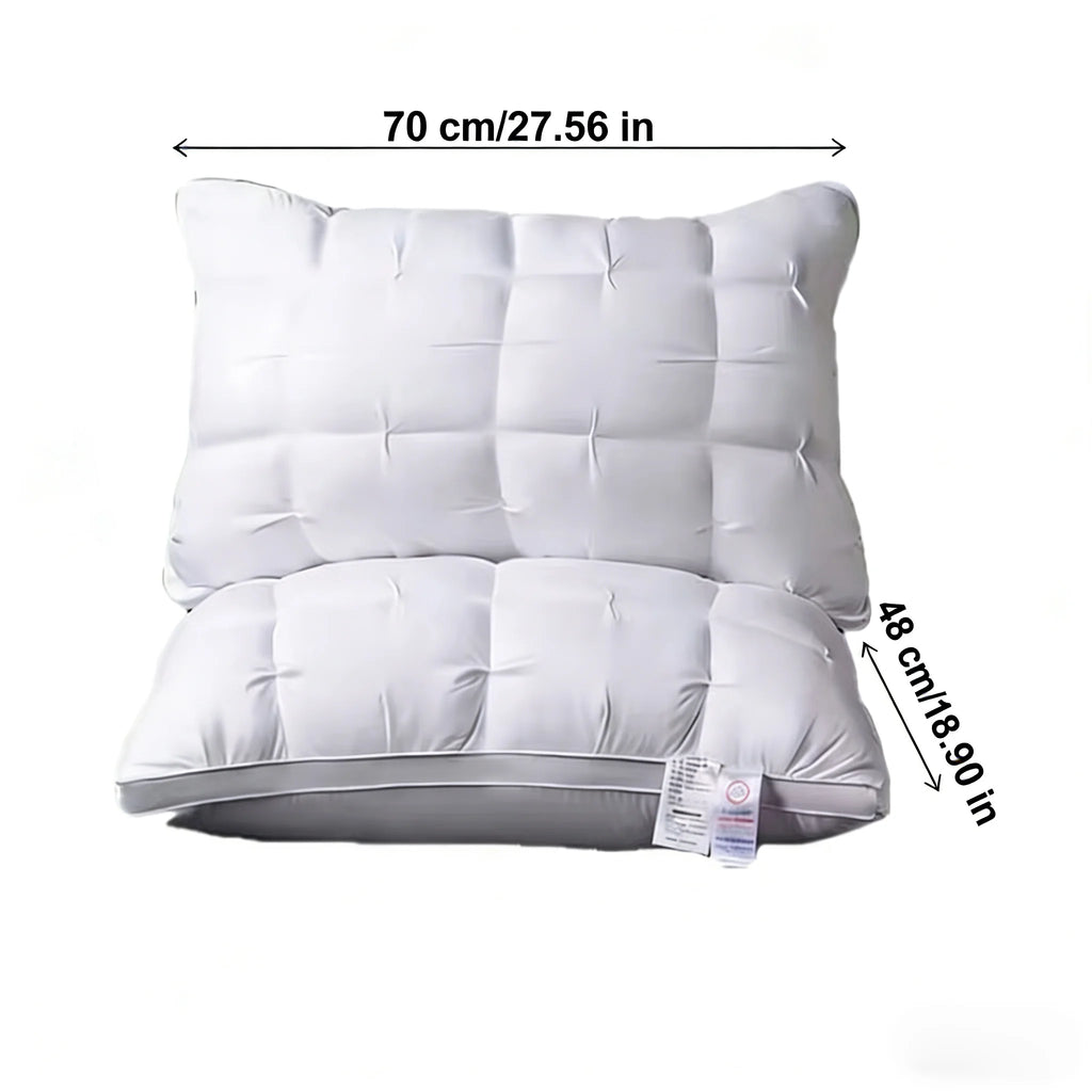 2-Pack Premium 5-Star Hotel Pillows for All Sleeping Positions,Year-Round Comfort,Ultra-Soft Machine-Washable Pillows