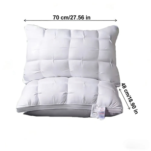 2-Pack Premium 5-Star Hotel Pillows for All Sleeping Positions,Year-Round Comfort,Ultra-Soft Machine-Washable Pillows