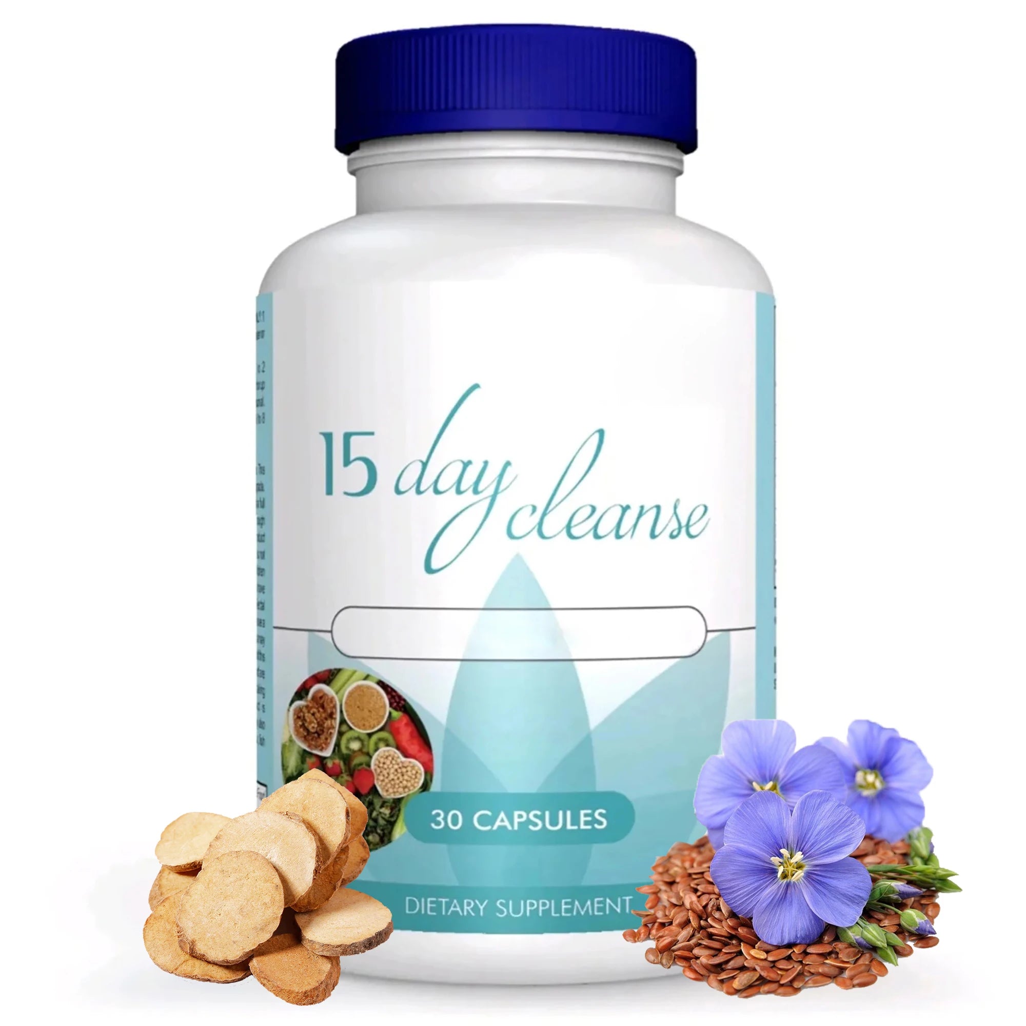 15 Day Colon Cleanse Detox - Supports Weight Loss, Advanced Bowel Movement - 30 Capsules