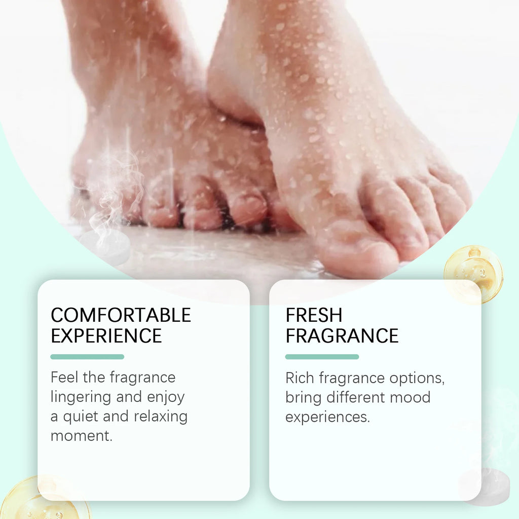 Body Shower Tablets Gentle Cleaning Body  Lasting Fresh Fragrance