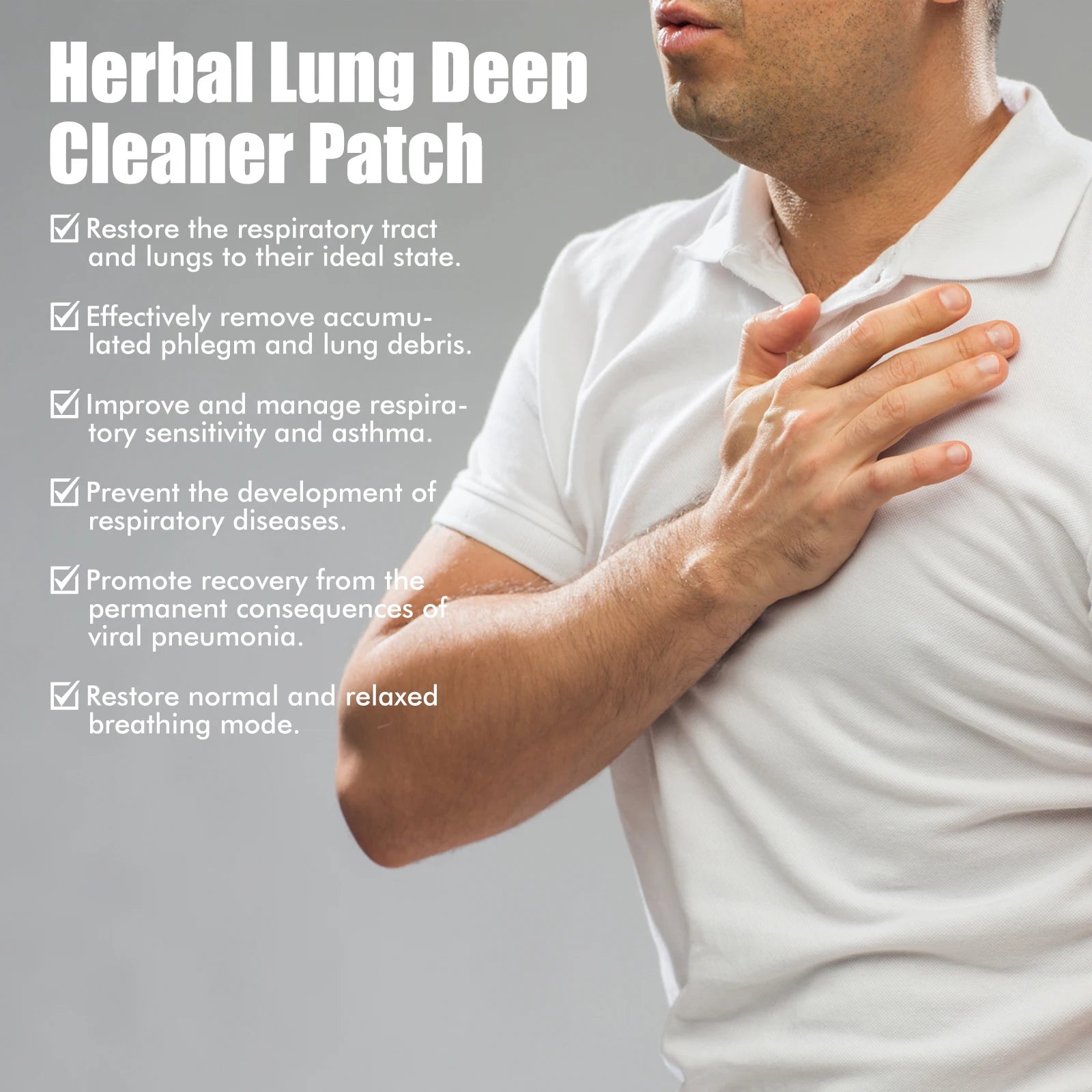 Relieve Patches Herbal Lung Cleanse