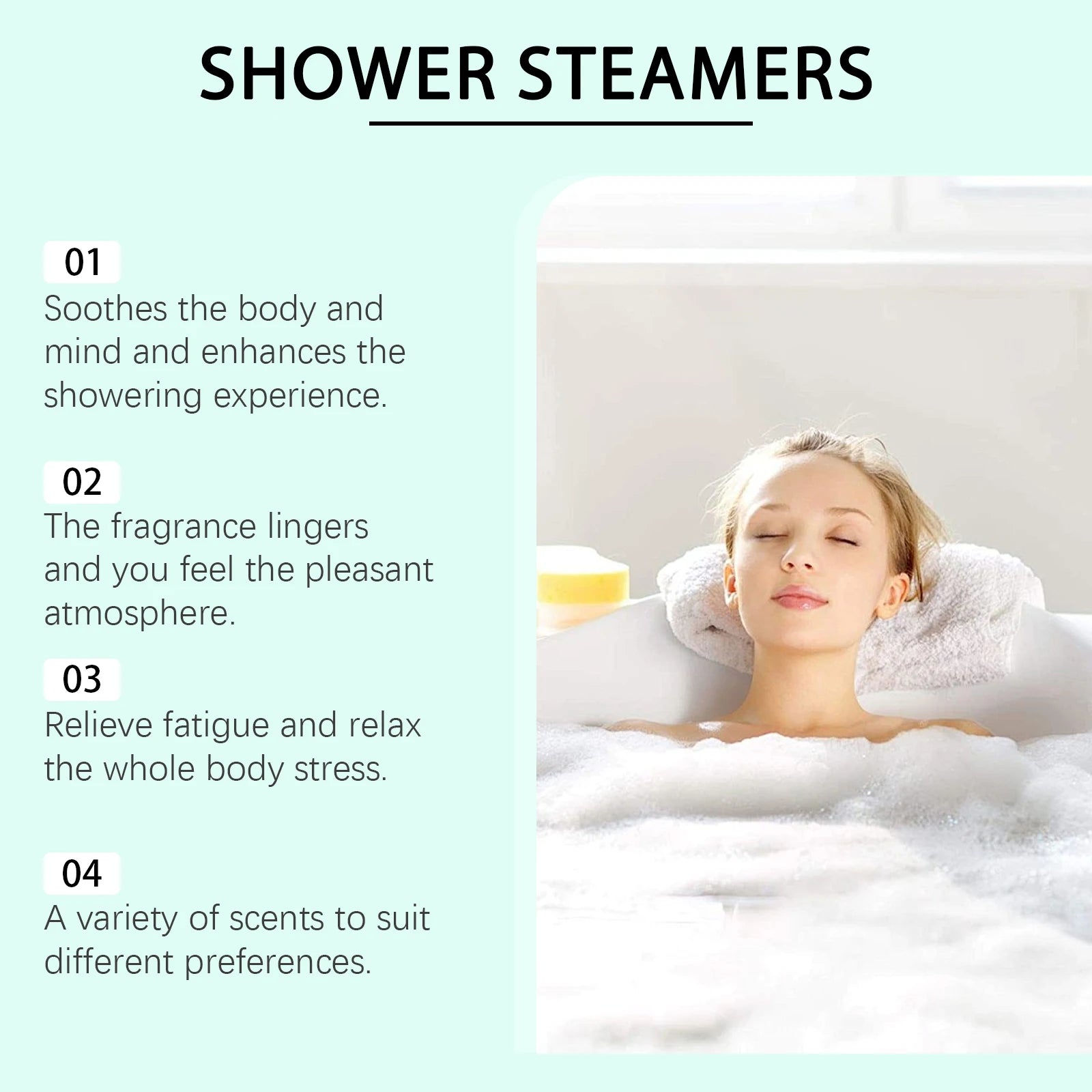 Body Shower Tablets Gentle Cleaning Body  Lasting Fresh Fragrance