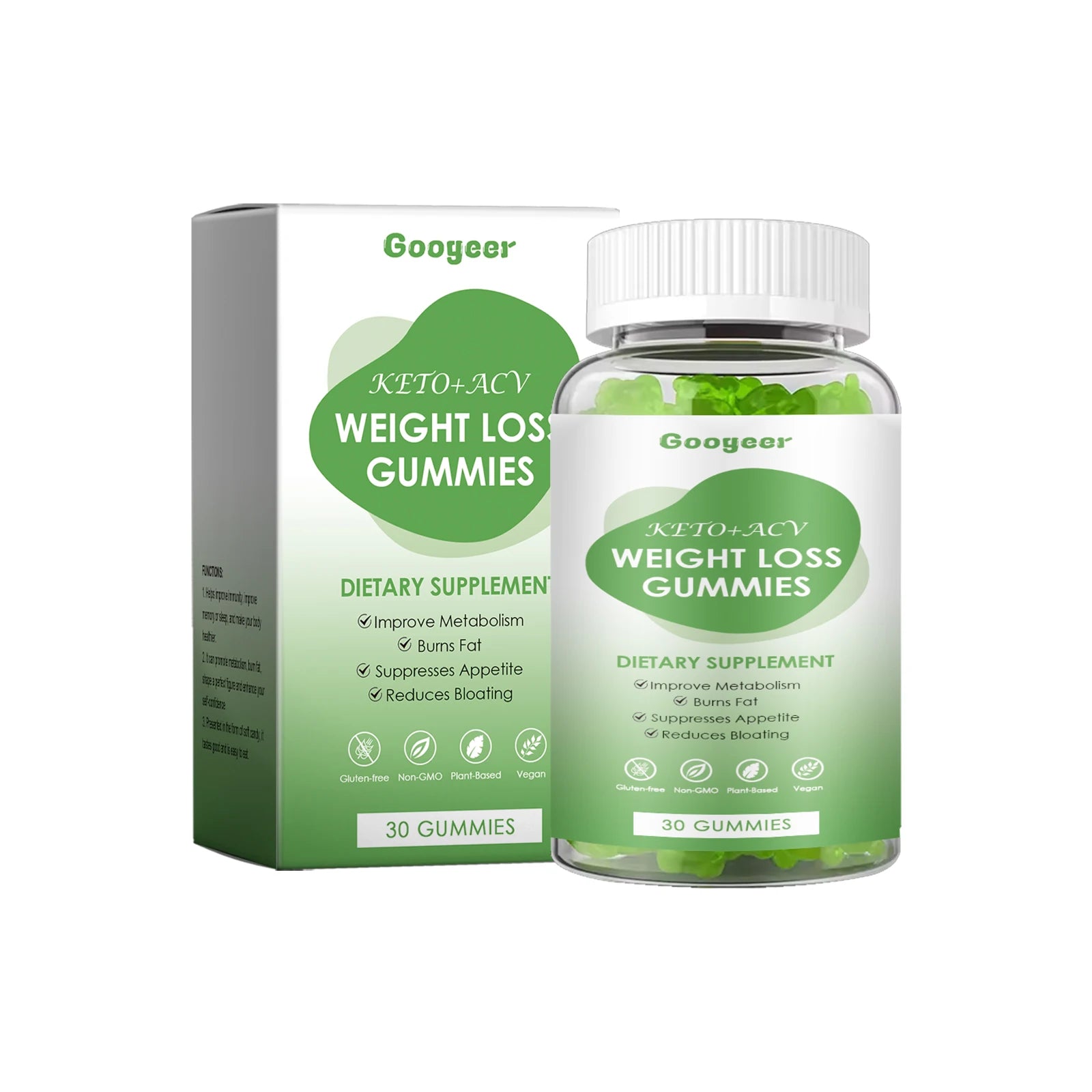 Slimming Body Gummies Fat Burner Energy Support Dietary Supplement Fruit Flavor Anti Cellulite Weight Loss Gummies