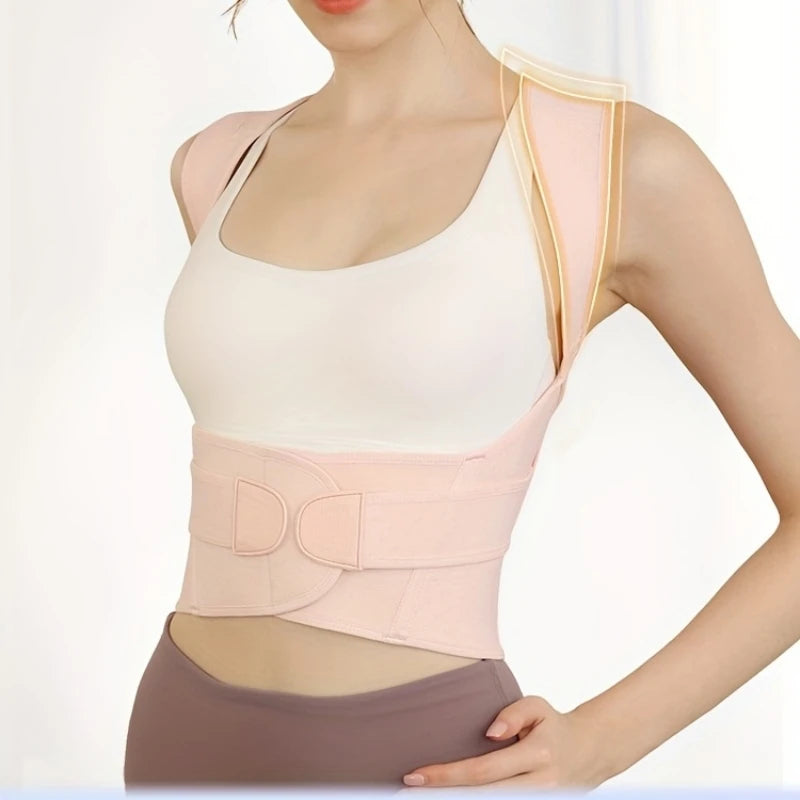 Back Brace Posture Corrector for Women and Men, Shoulder Back Support Upper and Lower Pain Relief
