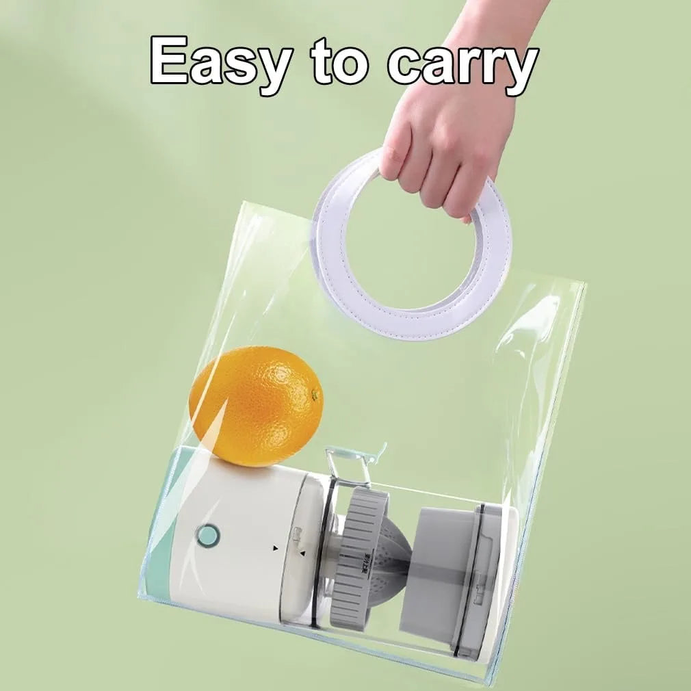 Portable Electric Juicer Rechargeable Citrus Press USB Charging Orange Lemon Squeezer