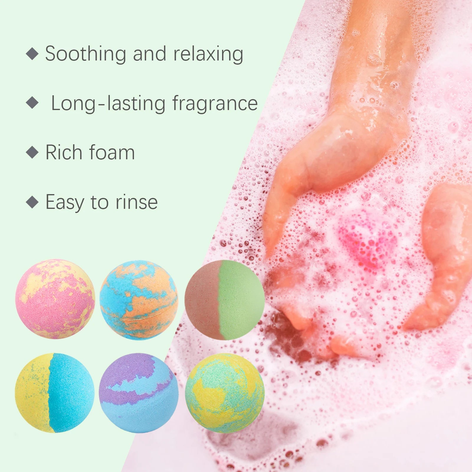 Aromatherapy Bath Bomb Ball Floral Scent