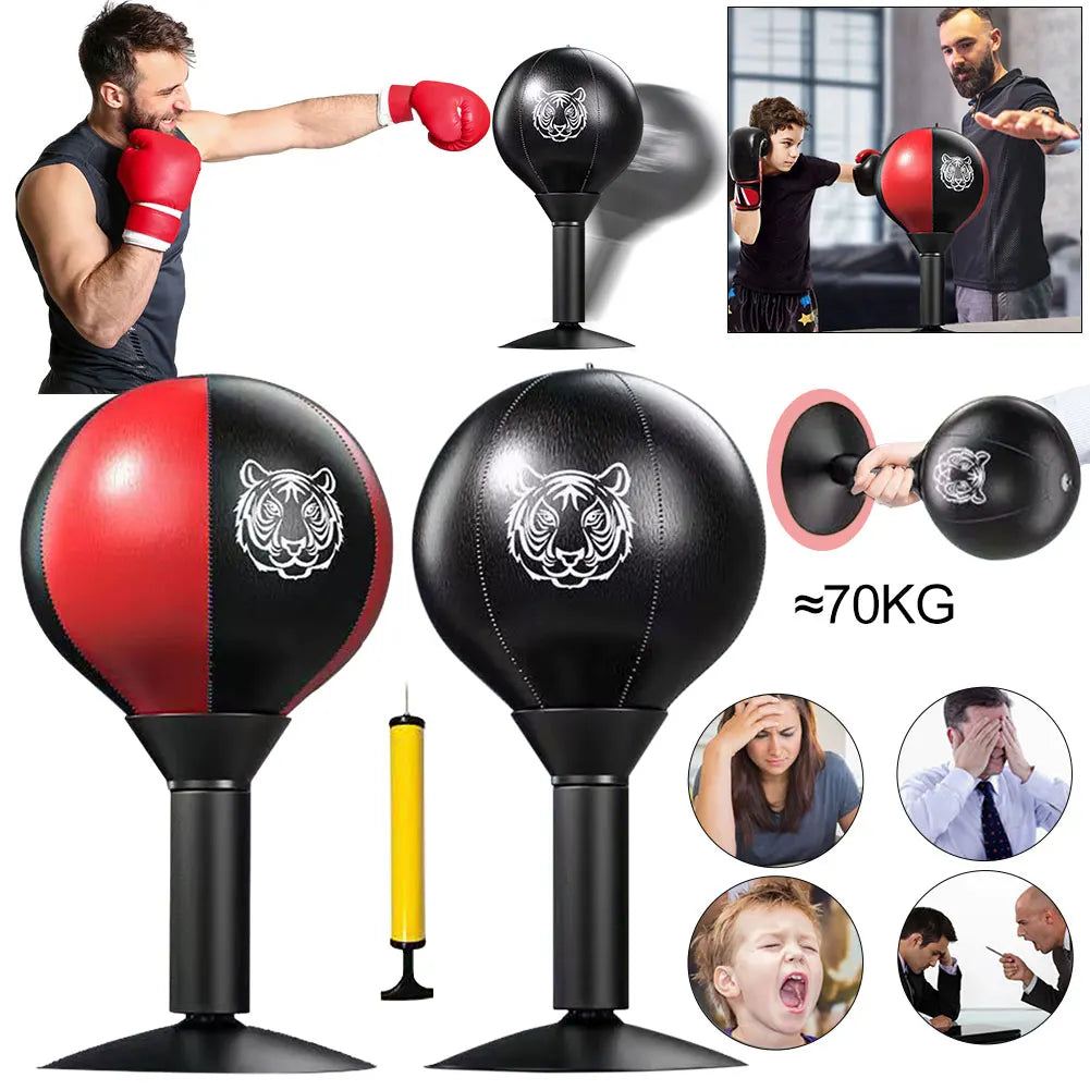 Speed Training Punching Bag With Strong Suction Cups Stress Relief Desktop Boxing Ball
