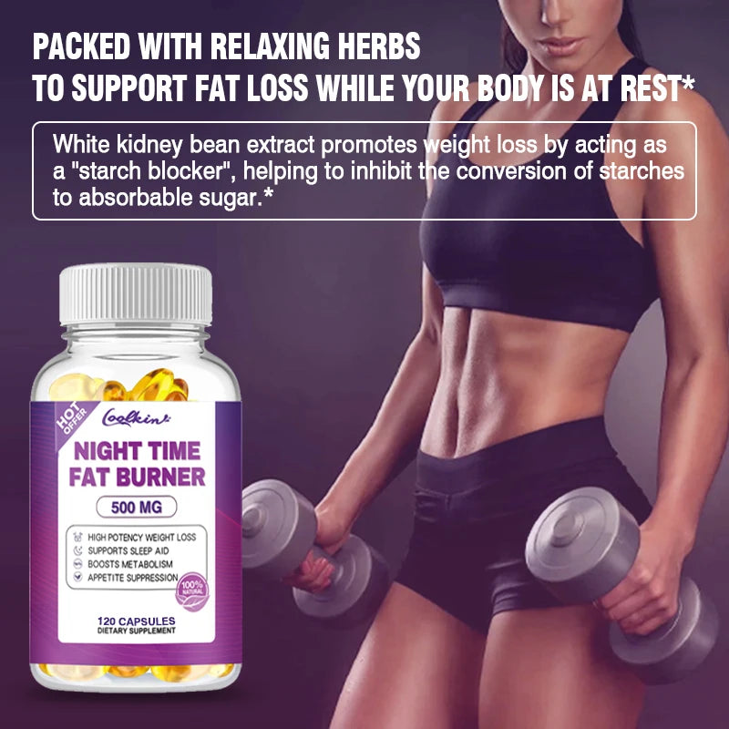 Nighttime Metabolism Capsules - Supports Healthy Metabolism, Boosts Energy Production