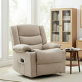 360°Swivel Rocking Recliner Chair with Side Pockets & Cup Holders for Living Room & Bedroom, Custom