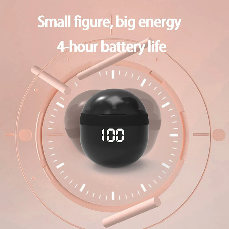 Super bass Sleep Headphones Wireless Bluetooth Earphones With Mic Sports Earbuds Noise Reduction Mini HD Headset