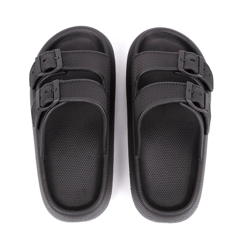 Summer Platform Sandals For Women Fashion Soft Cloud Beach Slippers